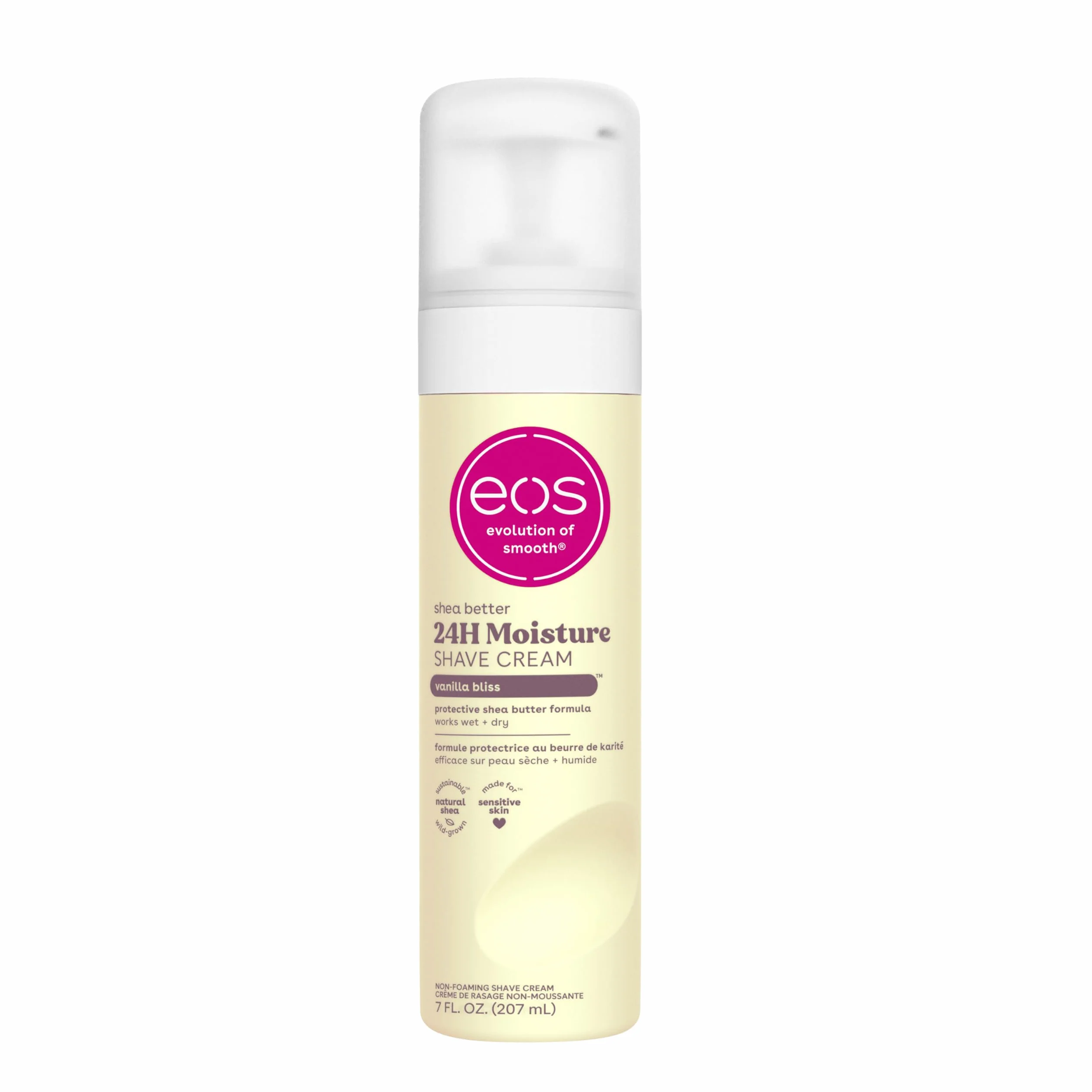 EOS Ultra nawilżający krem do golenia, Vanilla Bliss - krem do golenia – wanilia ze Stanów Zjednoczonych