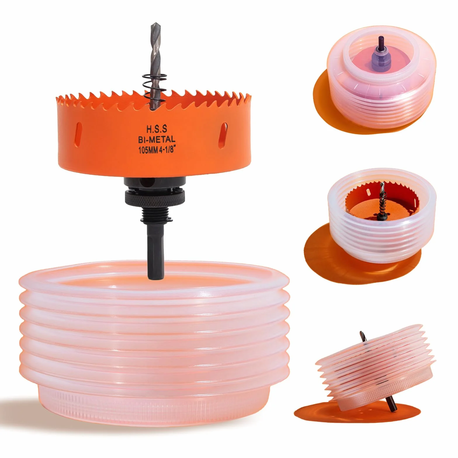 Otwornica 4-1/8 do oświetlenia wbudowania 4" 4" 4,1" do 4" LED podtynkowych otwornic 4-1/8 Bimetal Cutter