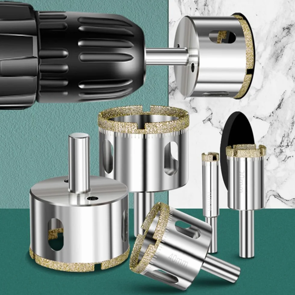 1-10 szt. 3-200mm lutowany diamentowy otwieracz do otworów w szkle okrągły uchwyt wiertło do płytek ceramicznych płytki ceramiczne/szkło/granit otwornice, 150mm, 1 szt.