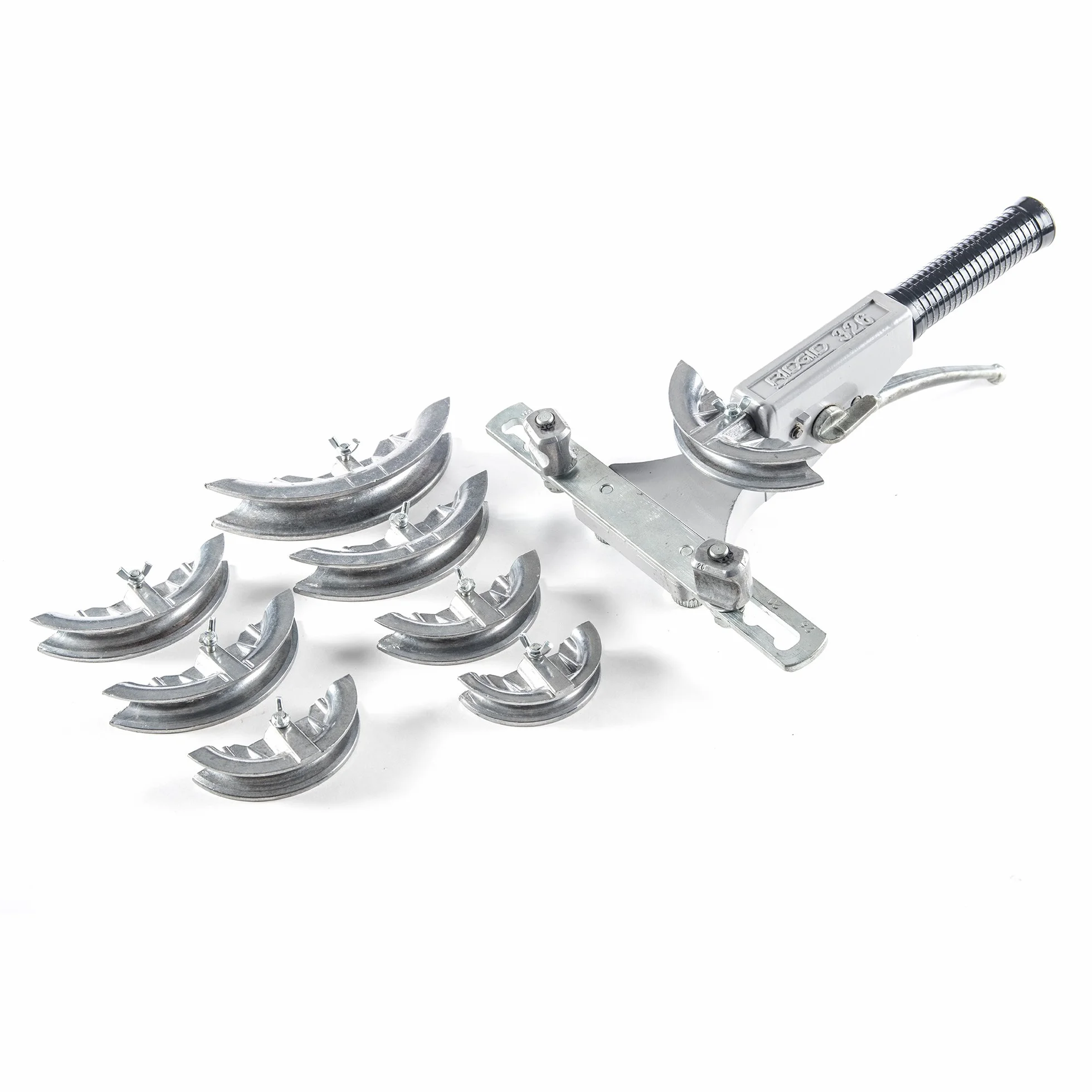RIDGID 35861 Model 326-P giętarka z grzechotką do rur kompozytowych od 16 mm do 32 mm, szybko regulowana giętarka do rur do 90 stopni