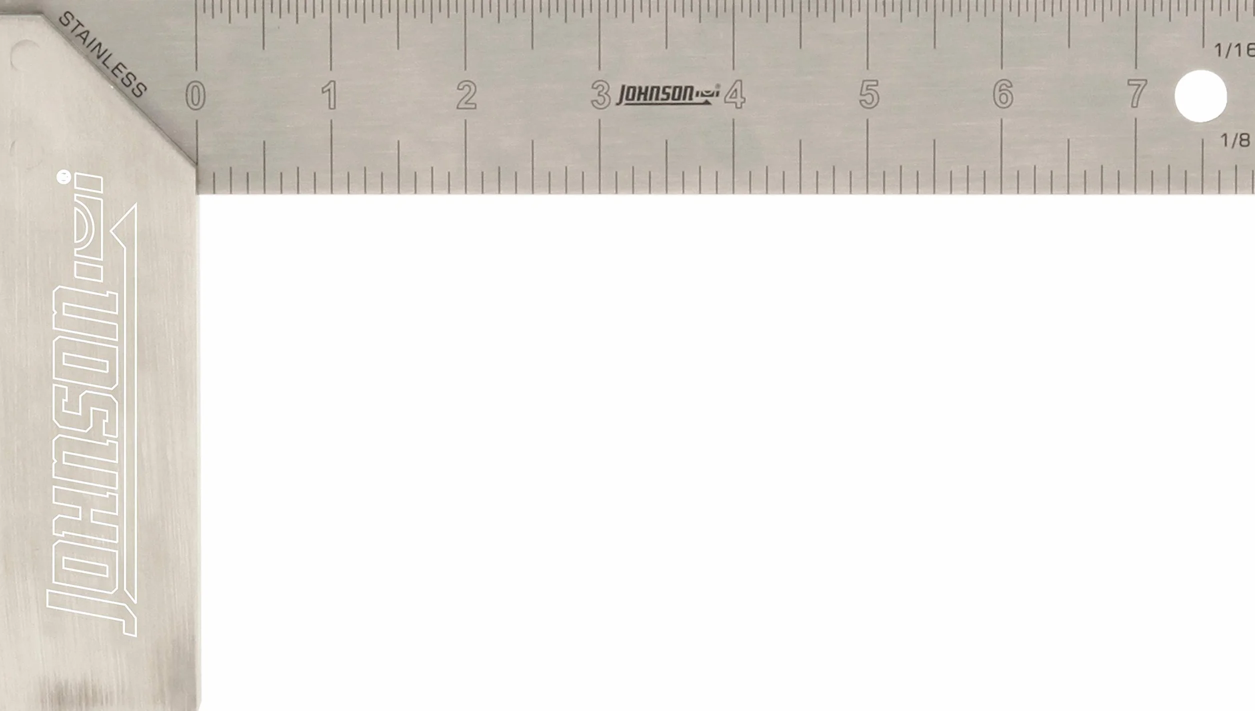 Johnson Level & Tool 1908-0800 profesjonalny aluminiowy wypróbuj kwadrat, 20 cm, srebrny, 1 kwadrat