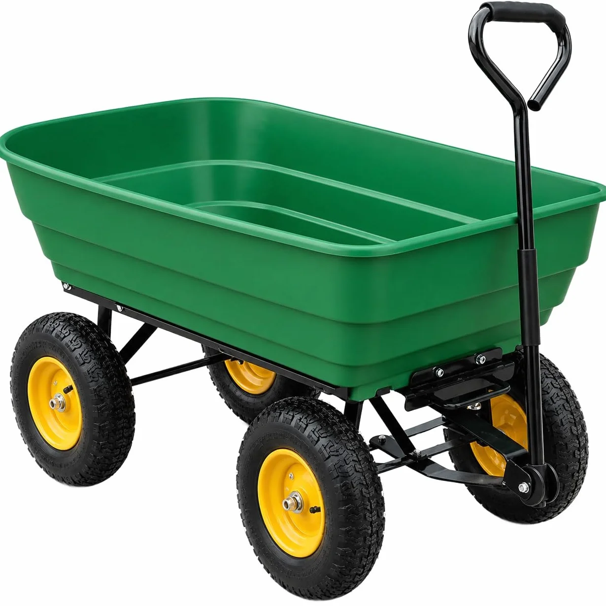 RESSER Wózek Ogrodowy Transportowy Przyczepka 3w1 Wywrotka 300kg