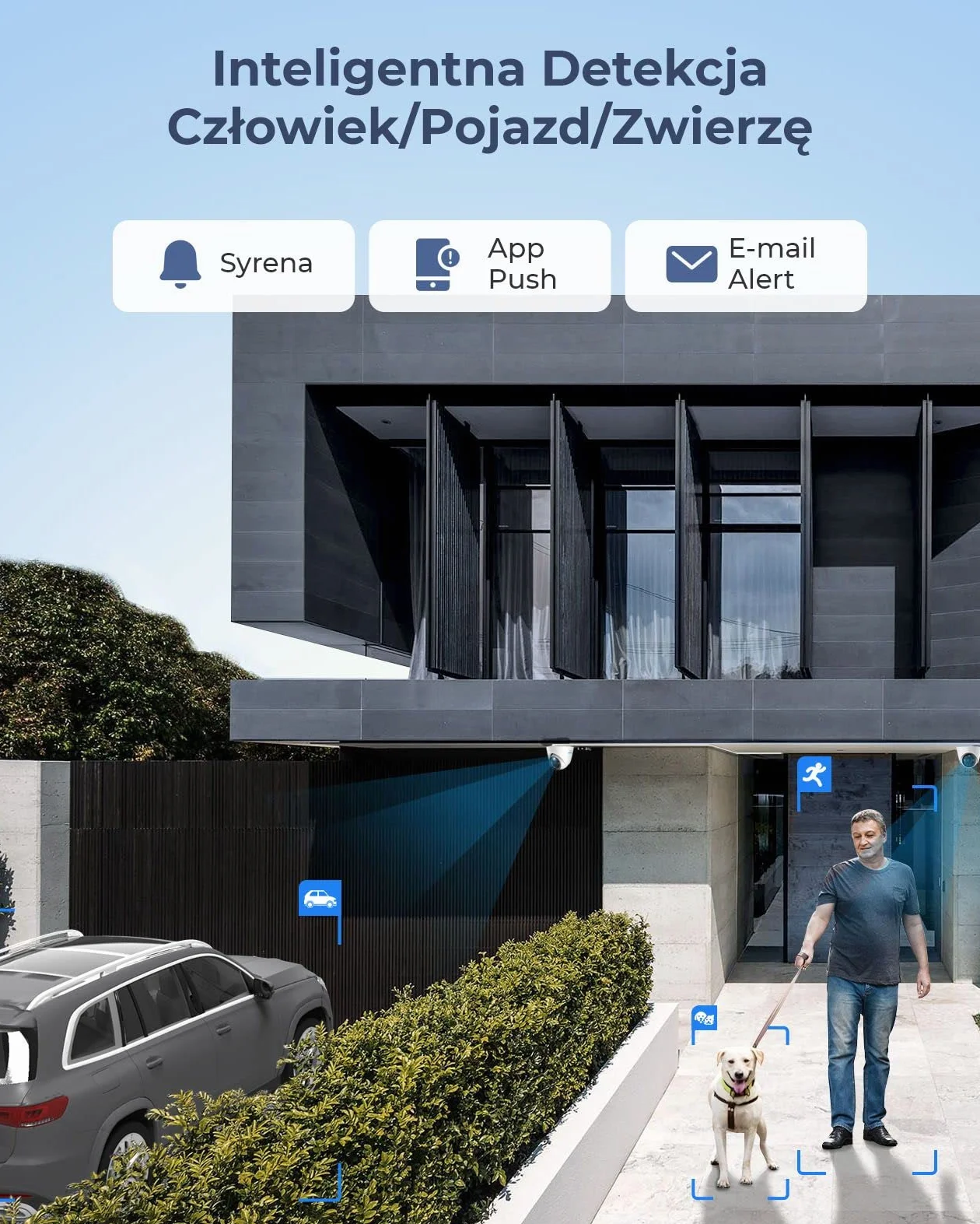 Reolink 12MP System kamer zewnętrznych PoE, H.265 16CH NVR, rejestracja ciągła 4TB HDD, Kamery bezpieczeństwa 8X Dome IP z detekcją osób/pojazdów, 2-kierunkową komunikacją, światłem, RLK16-1200D8-A