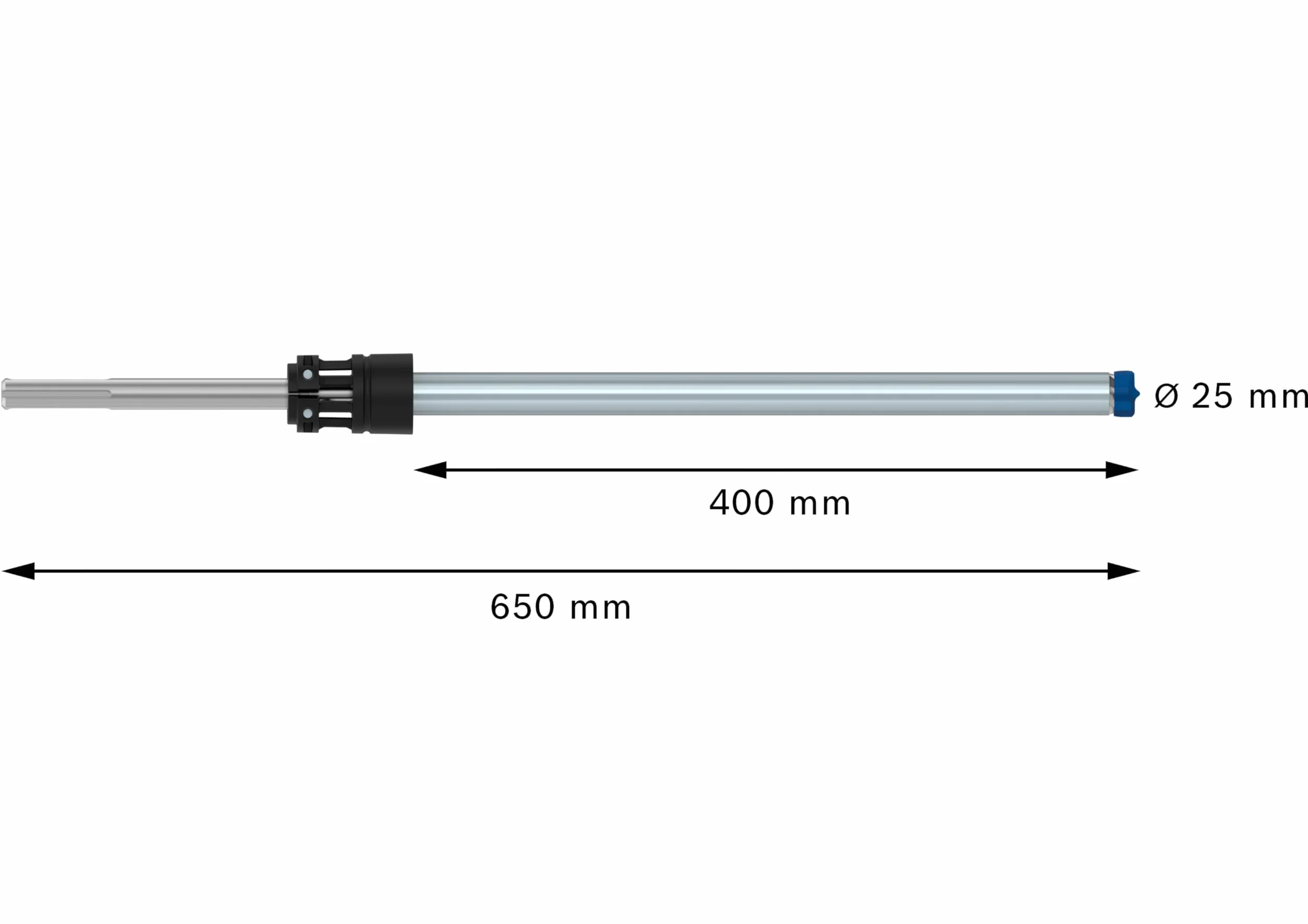 Bosch 1 x EXPERT SDS Clean max-8X wiertło udarowe do chemicznych kotwiczeń (Ø 25,00 mm, profesjonalne akcesoria do młotowiertarki)
