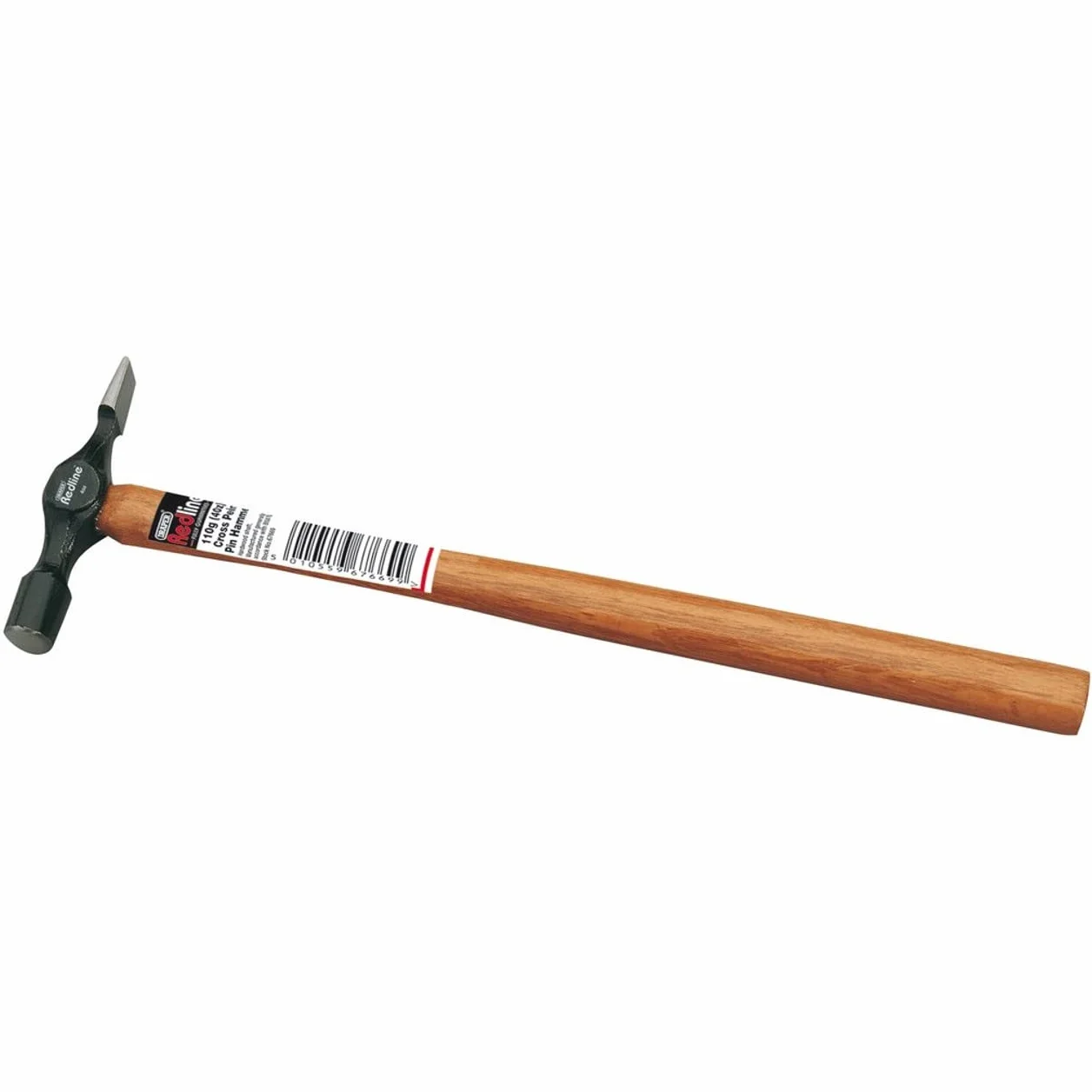 Draper Redline 67669 młotek krzyżowy, narzędzie ręczne 113 g, trzon z twardego drewna, wytrzymały młotek kulkowy, 110 g, 67669