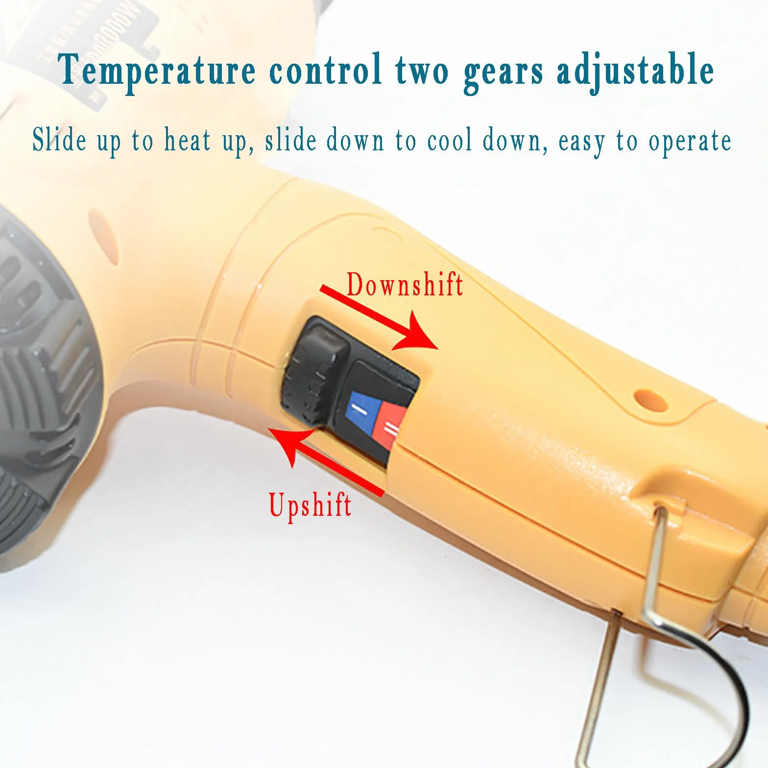Pistolet Termokurczliwy Z PVC, DIY Ręcznie Robiona Opalarka Do Folii Samochodowej, Regulacja Temperatury 50-650 ℃, Używana Do Butelki Czerwonego Wina PP/PVC/POF Kapsułka Termokurczliwa