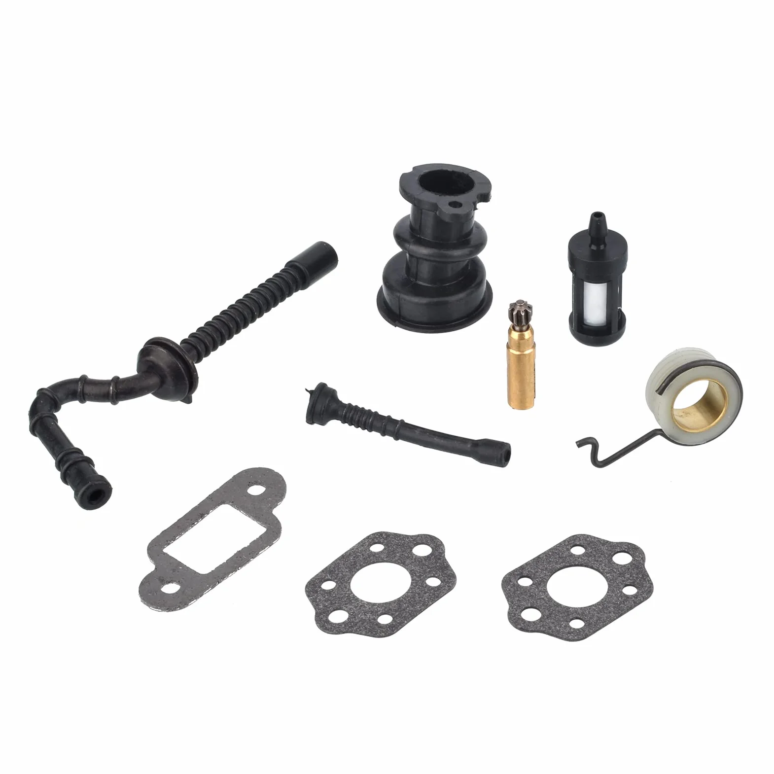 Zestaw kolektora dolotowego pompy olejowej przekładni ślimakowej filtra węża paliwowego do STIHL 025 023 021 MS250 MS230 MS210 części piły łańcuchowej