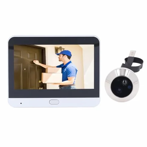 Wideodomofon WiFi 2 MP 1080P LCD 4,3 Cala Noktowizor Detekcja Ruchu 160°
