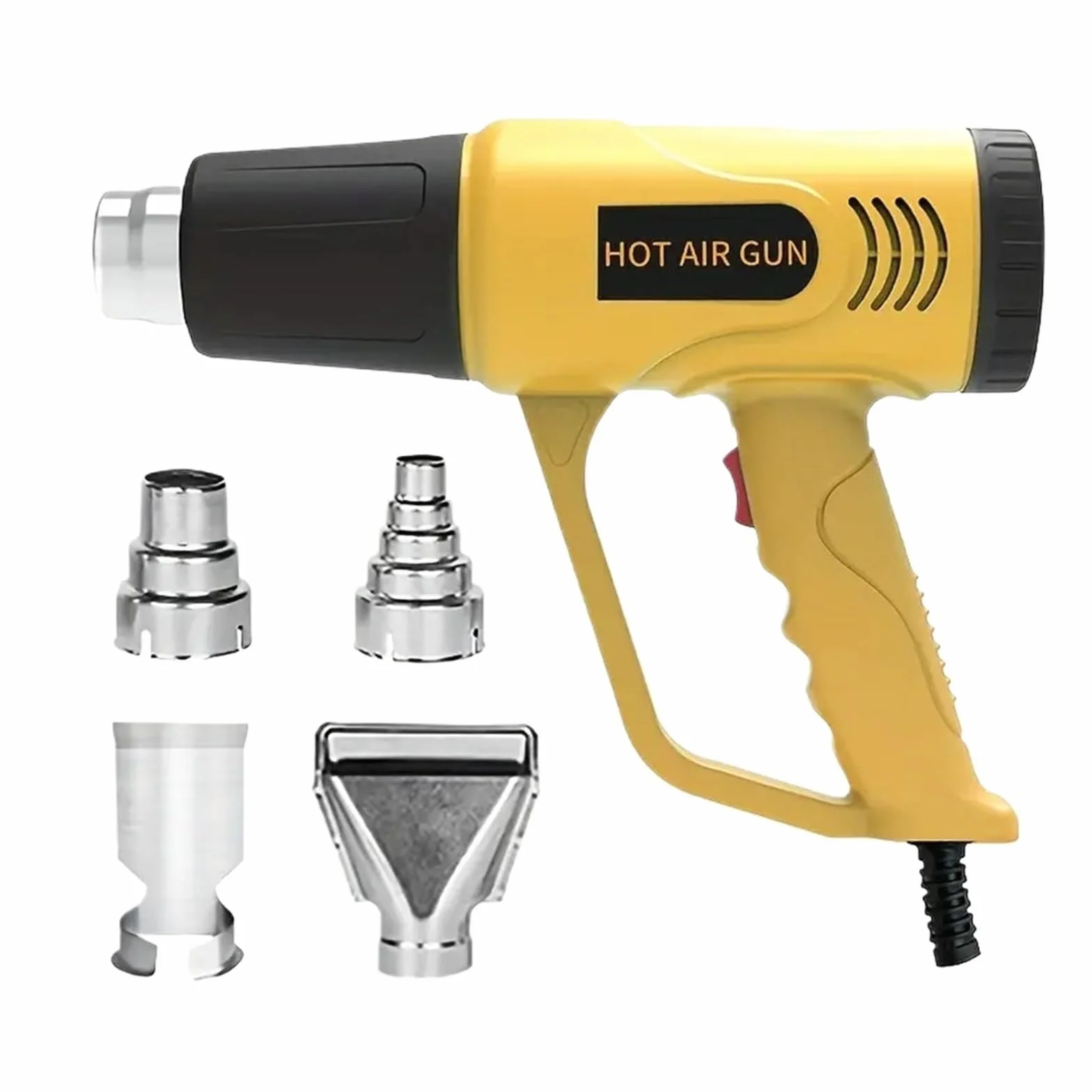 Opalarka 2000 W Ręczna Przemysłowa Z Dwoma Ustawieniami Temperatury Do Projektów Wystroju Wnętrz I Rękodzieła Silnik O Wysokiej WydajnośCi(Heat Gun Set)