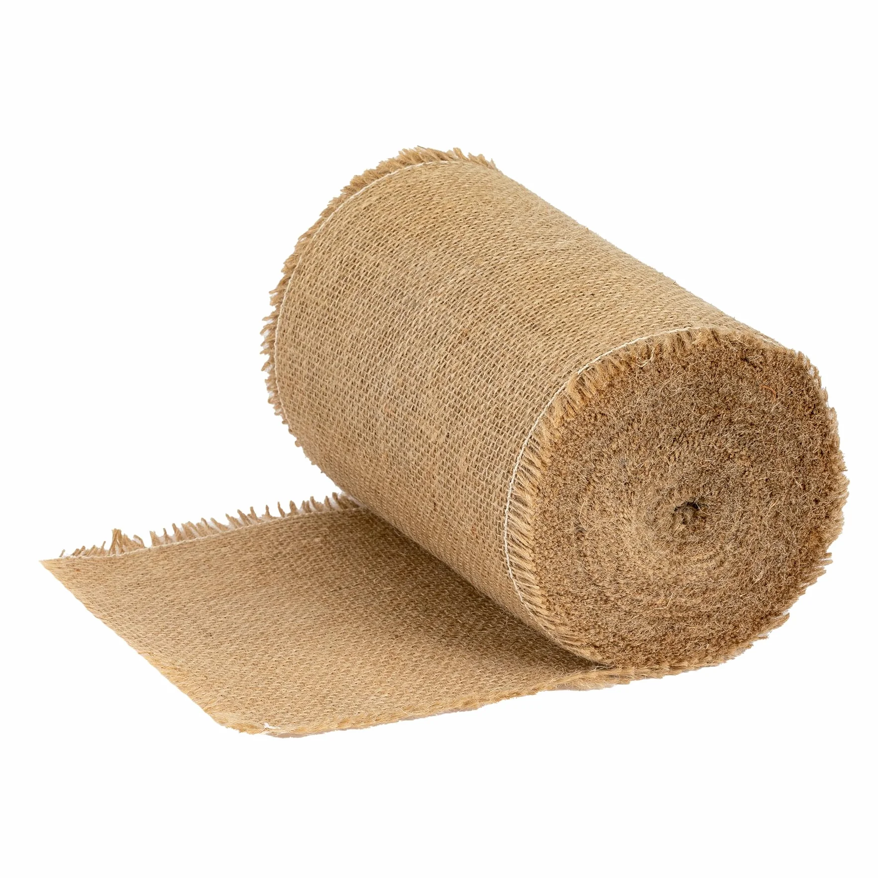 La Cordeline Naturalna tkanina jutowa 20 cm rolka 18 metrów - taśma do rzemiosła, dekoracji, ogrodnictwa
