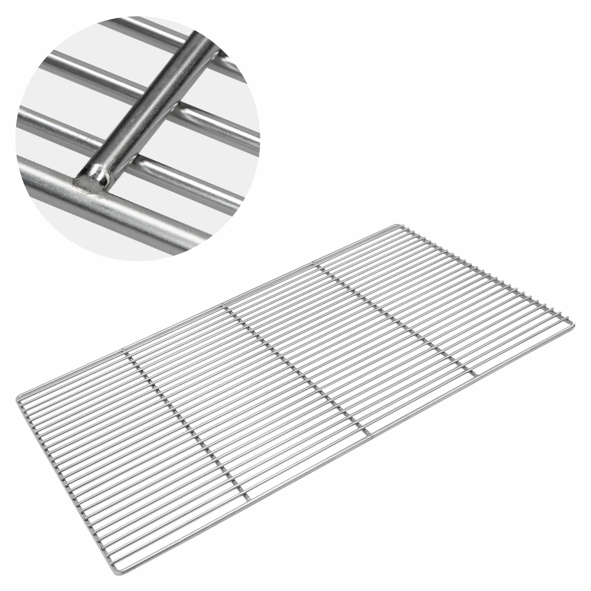 Buschbeck ECD Germany Prostokątny grill gazowy ze stali nierdzewnej 67 x 40 cm