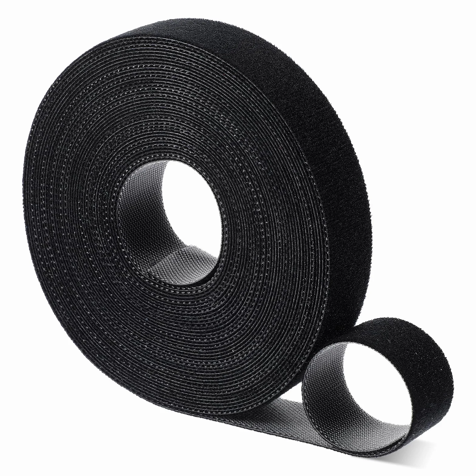 Ptwola Dwustronna rolka na rzep 6 m, paski kablowe, wielokrotnego użytku, szerokość 2,5 cm, łączniki do owijania kabli, przycięte na długość, organizer na kabel do ładowania, do domu, biura, wiązania