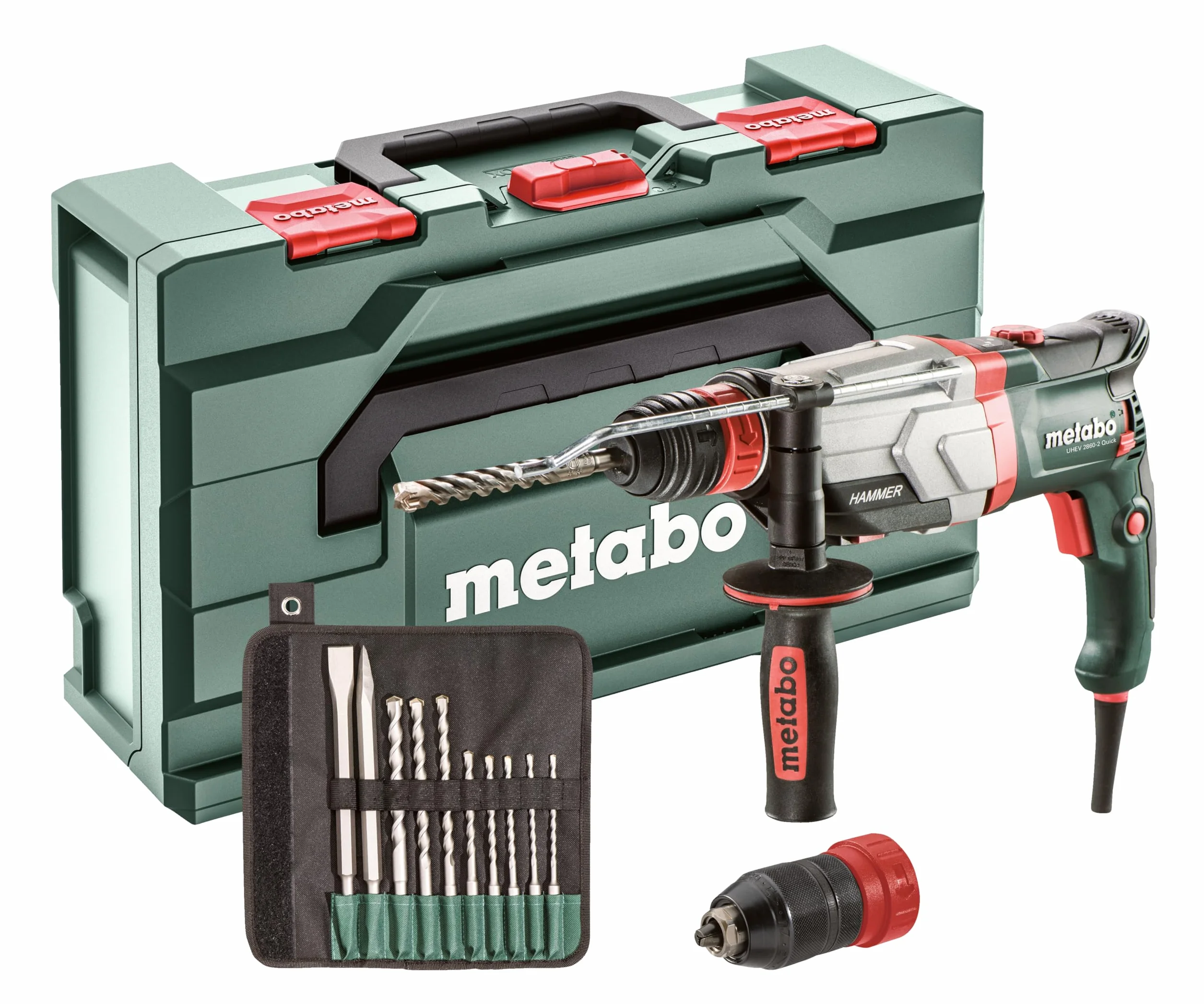 Metabo 600713510 Młot Udarowy, Zielony/Czarny, 1100 W