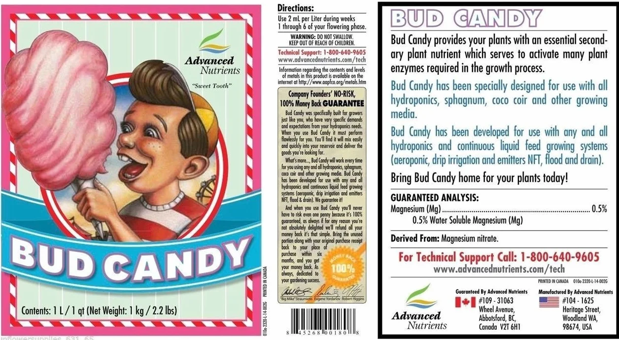 Advanced Nutrients Bud Candy 250 ml - Zaawansowane składniki odżywcze dla roślin i kwiatów - Fertylizer