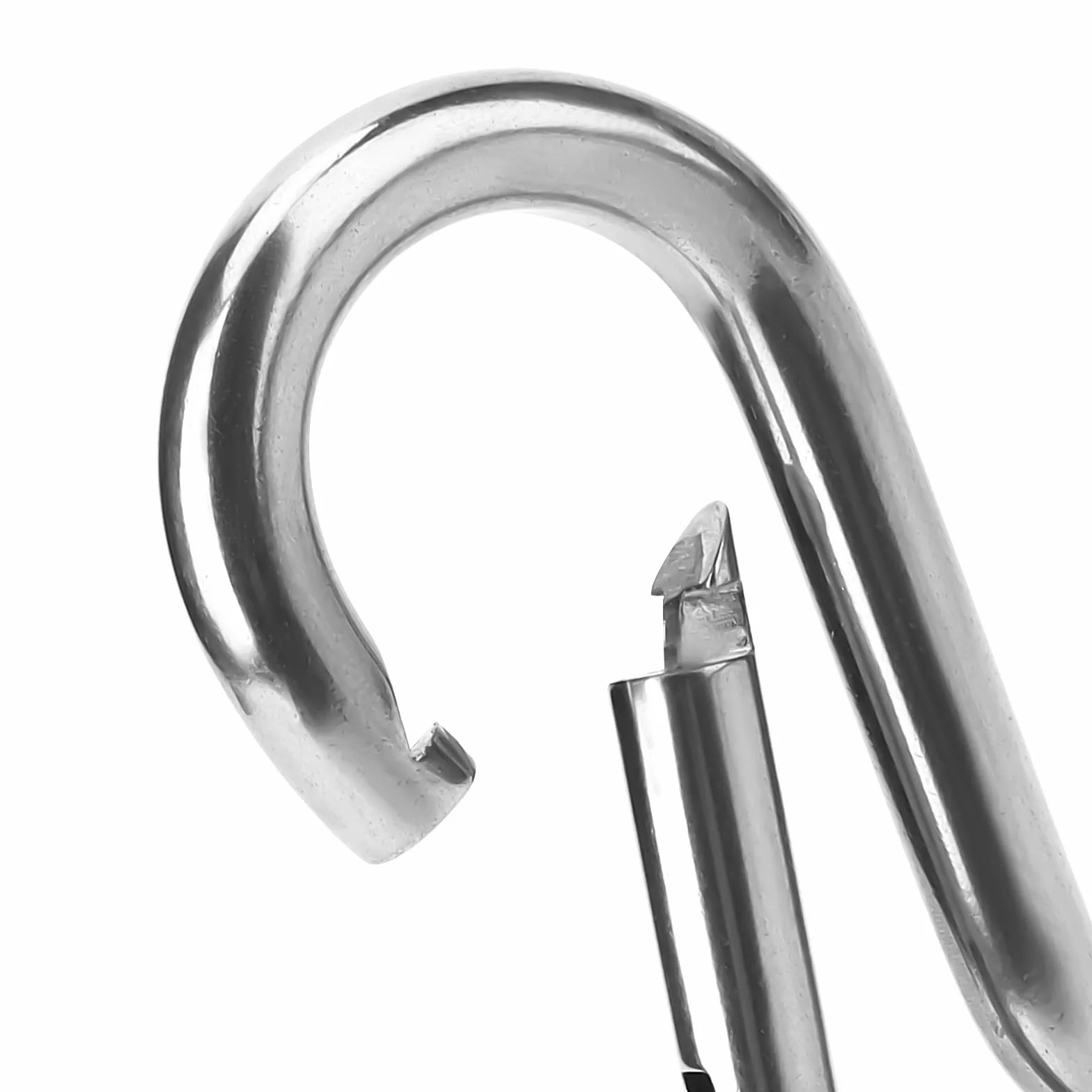 20 sztuk karabi?czyków 50 mm x 5 mm, ma?e karabi?czyki M5 z zamkni?ciem zatrzaskowym, stal chromowana, obci??enie do 110 kg, karabi?czyk na kemping, w?drówki, breloczek do kluczy