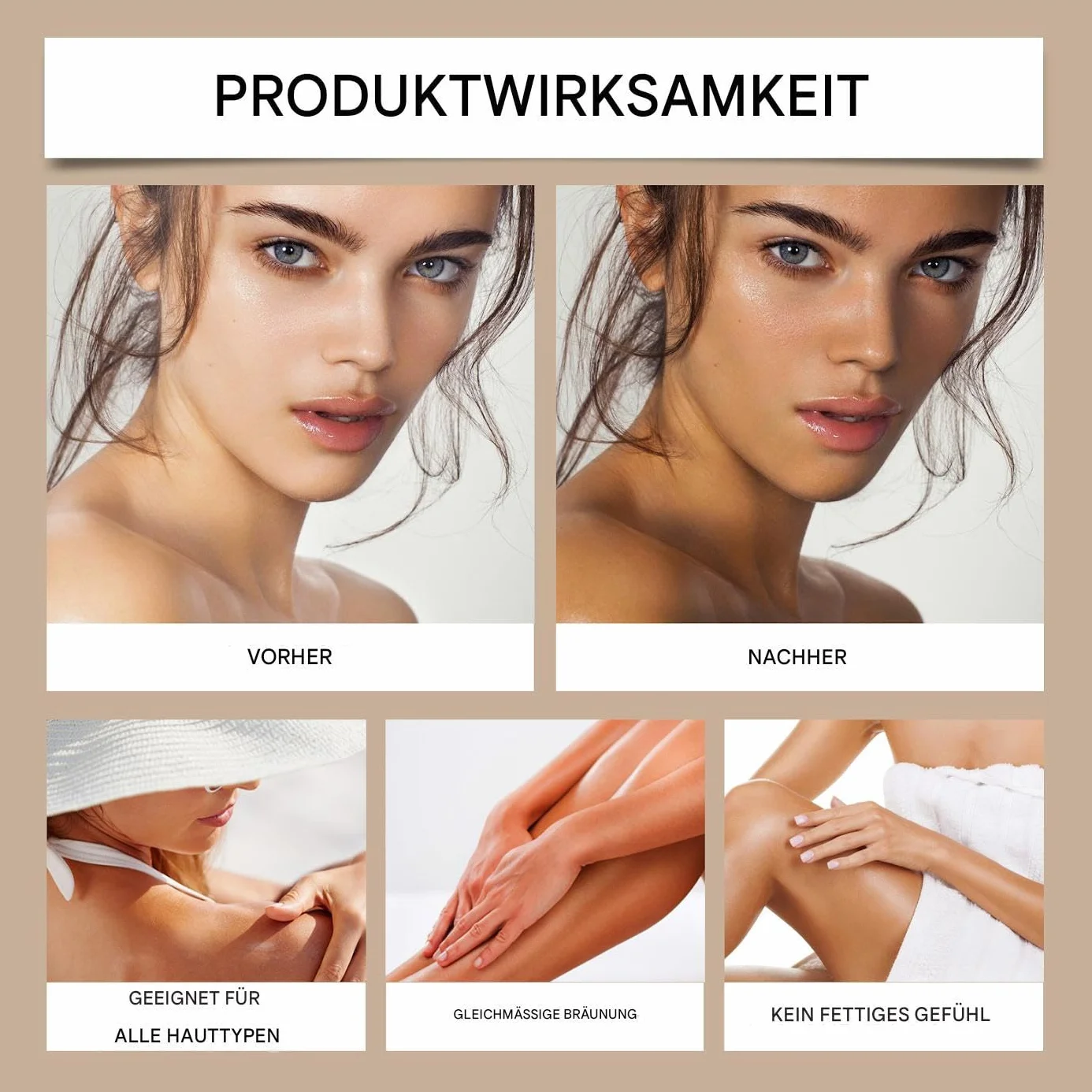 Krople do opalania do picia – 60 ml, stopniowy samoopalacz do twarzy, ciała, nawilżający opalacz do twarzy, do domu, podróży, do wszystkich rodzajów skóry