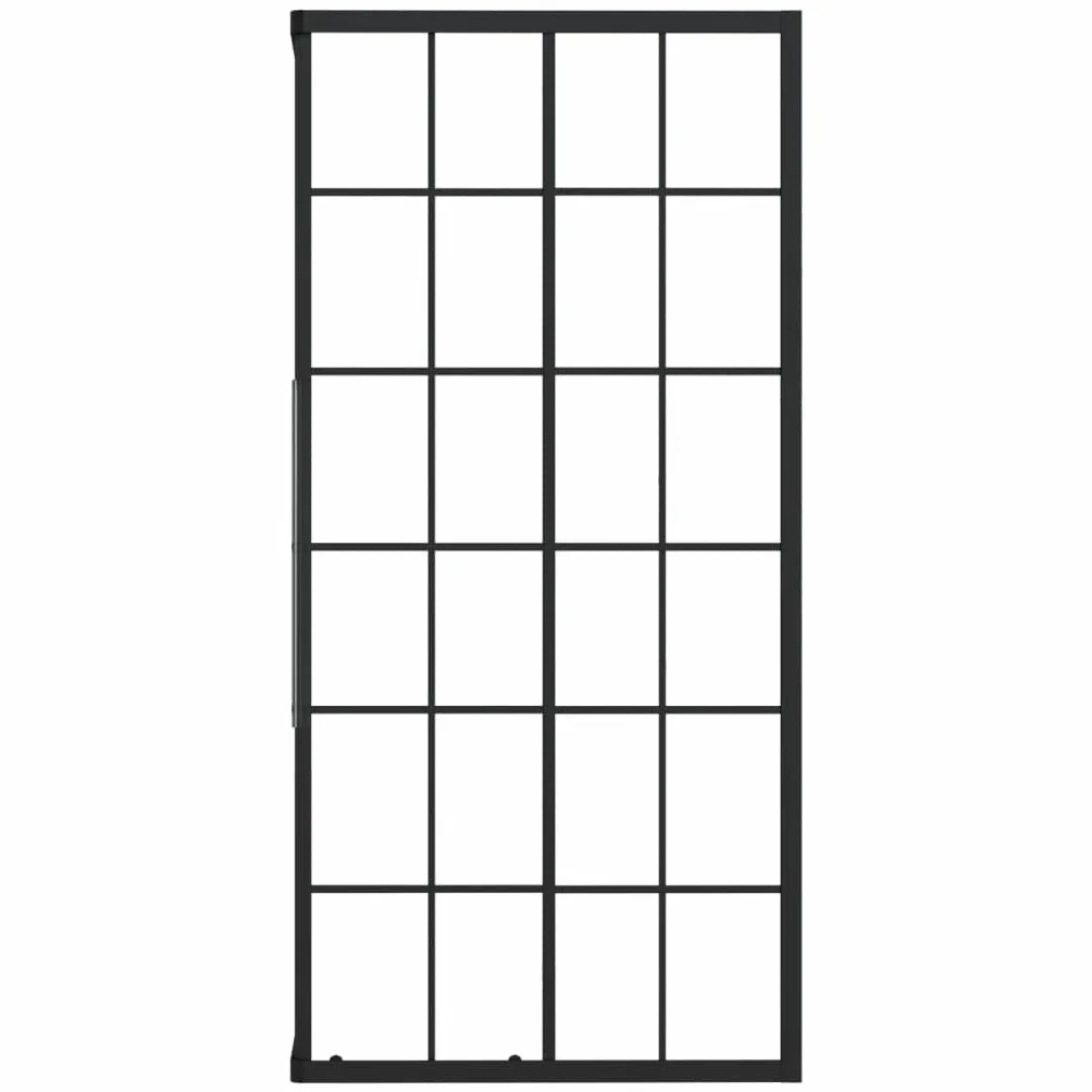 Kabina prysznicowa z profilem aluminiowym, 90 x 70 x 180 cm | Szkło bezpieczne ESG, ściana boczna z przezroczystego szkła, łatwy montaż, w komplecie z materiałem montażowym