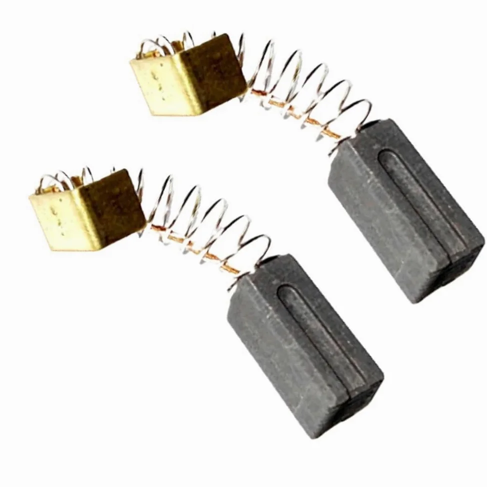 Szczotki węglowe 6 x 10 x 14 mm wiertło szlifierka elektryczna wymiana silników elektrycznych szczotka grafitowa akcesoria do elektronarzędzi