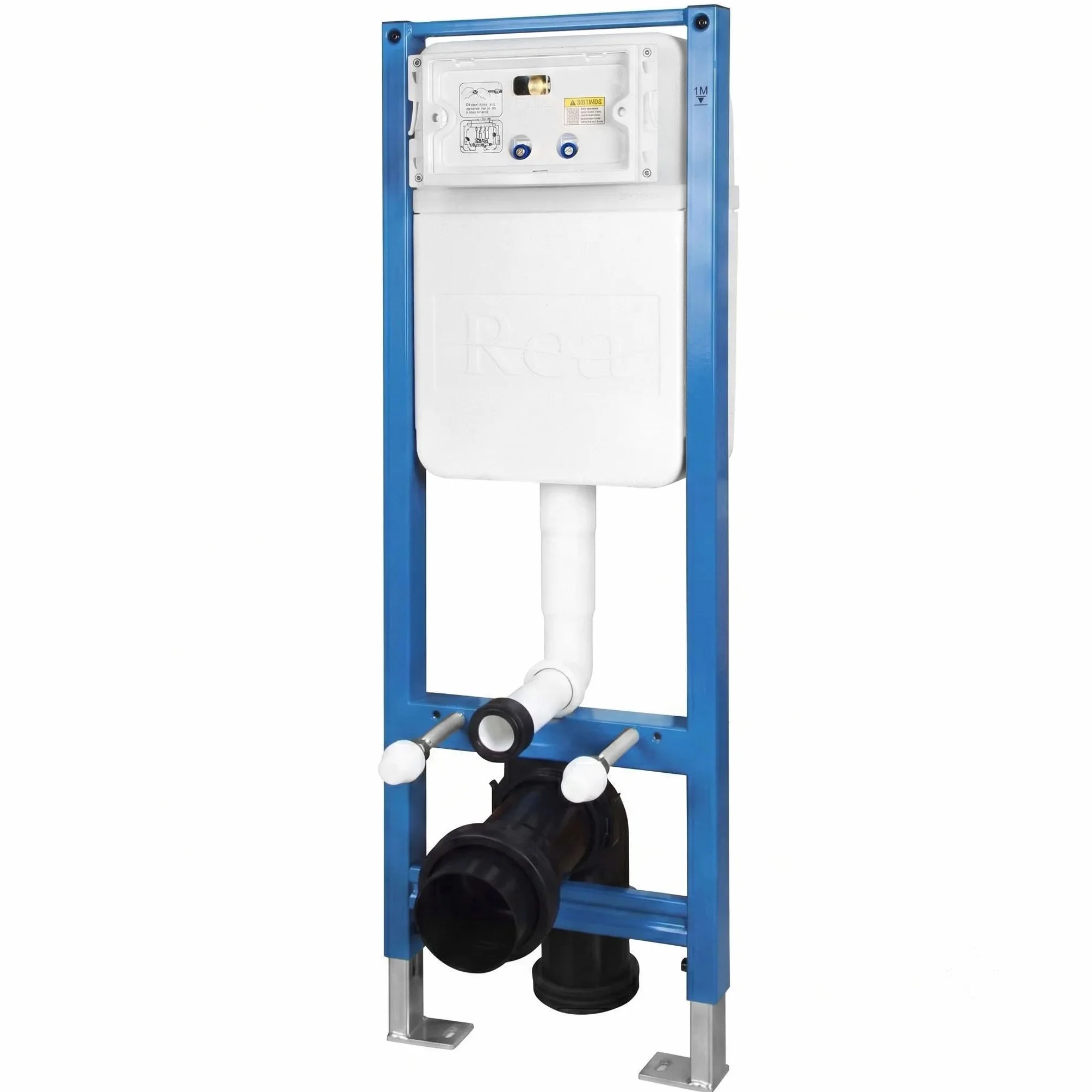 Rea - Stelaż Zestaw Podtynkowy Slim 024n Do Mis Wc Z Przyciskiem T Miedź Szczotkowana - 22x35,2x106,2 cm