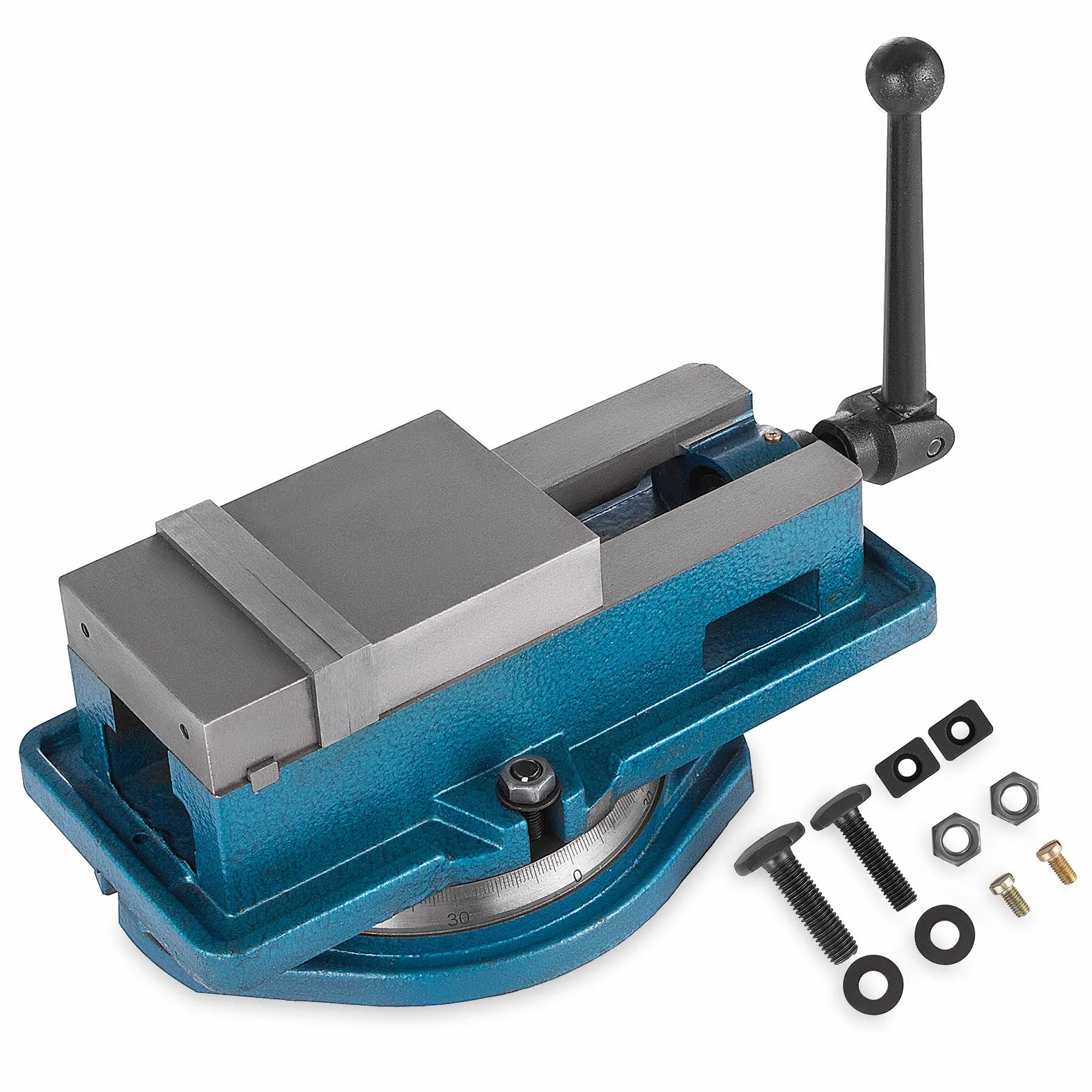 VEVOR Imadło precyzyjne frezarki 10 cm Accu Lock obrotowe imadło zaciskowe 360 stopni waga imadło stołowe 100 mm szerokości do frezowania wiertarki precyzyjne wykończenie części