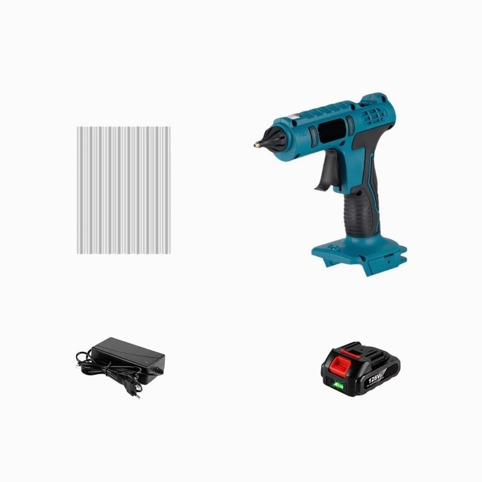 Pistolet Do Kleju Na GorąCo Pistolet do klejenia na gorąco w wysokiej temperaturze DIY Narzędzie do naprawy ciepła Elektryczny pistolet do klejenia na gorąco(Option 2)