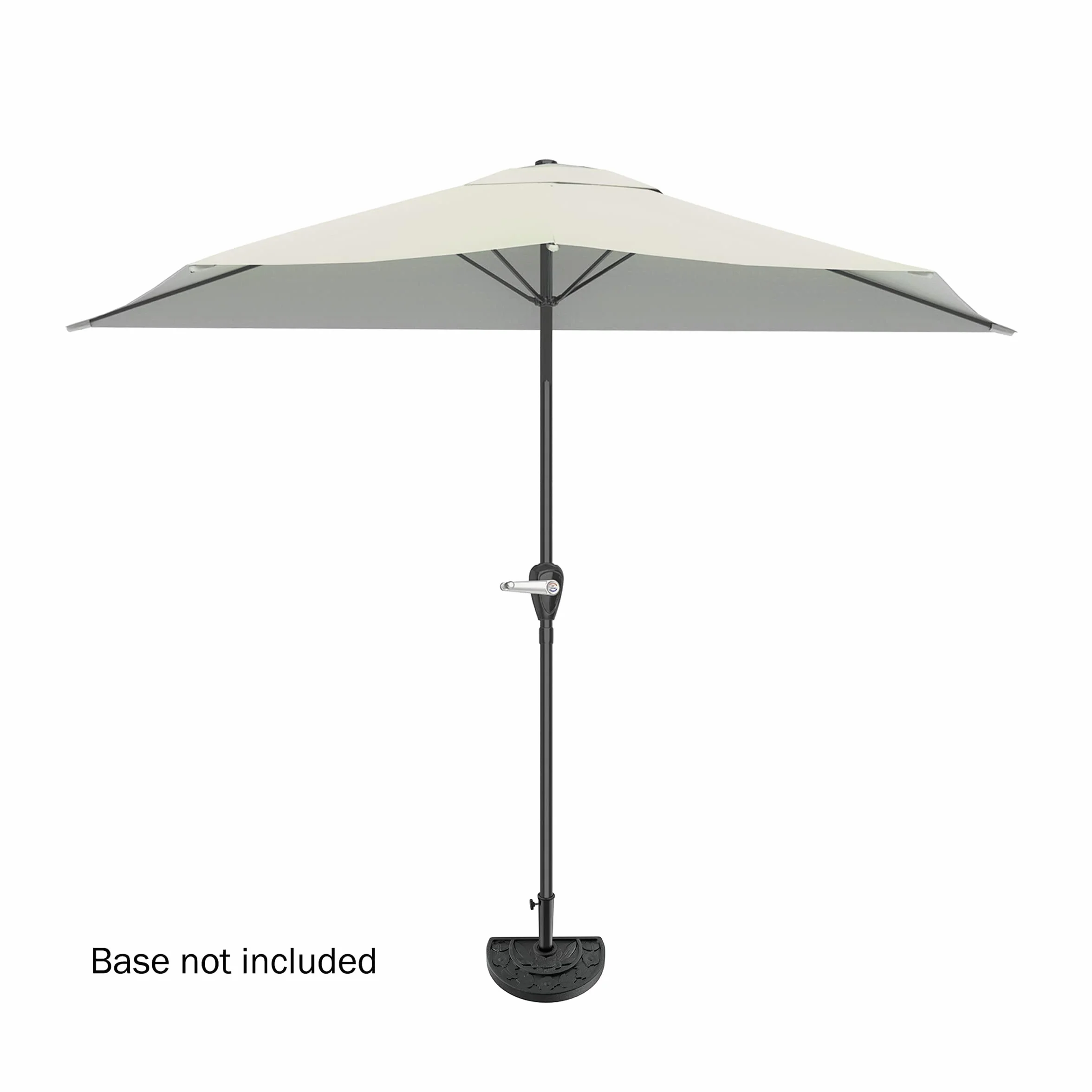 Parasol tarasowy 9-stopowy z korbą na balkon werandę