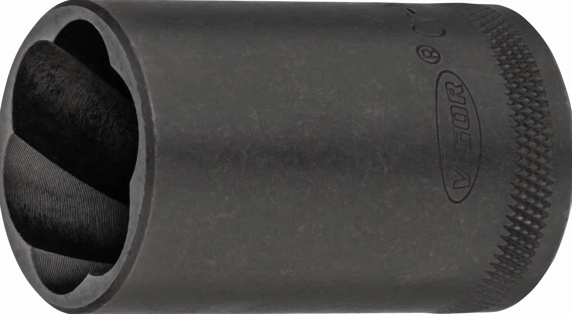 ViGOR Zestaw ściągaczy spiralnych V2404N, do nakrętek z łbem okrągłym, napęd kwadratowy 1/2 cala (12,5 mm), zewnętrzny profil ściągacza do śrub