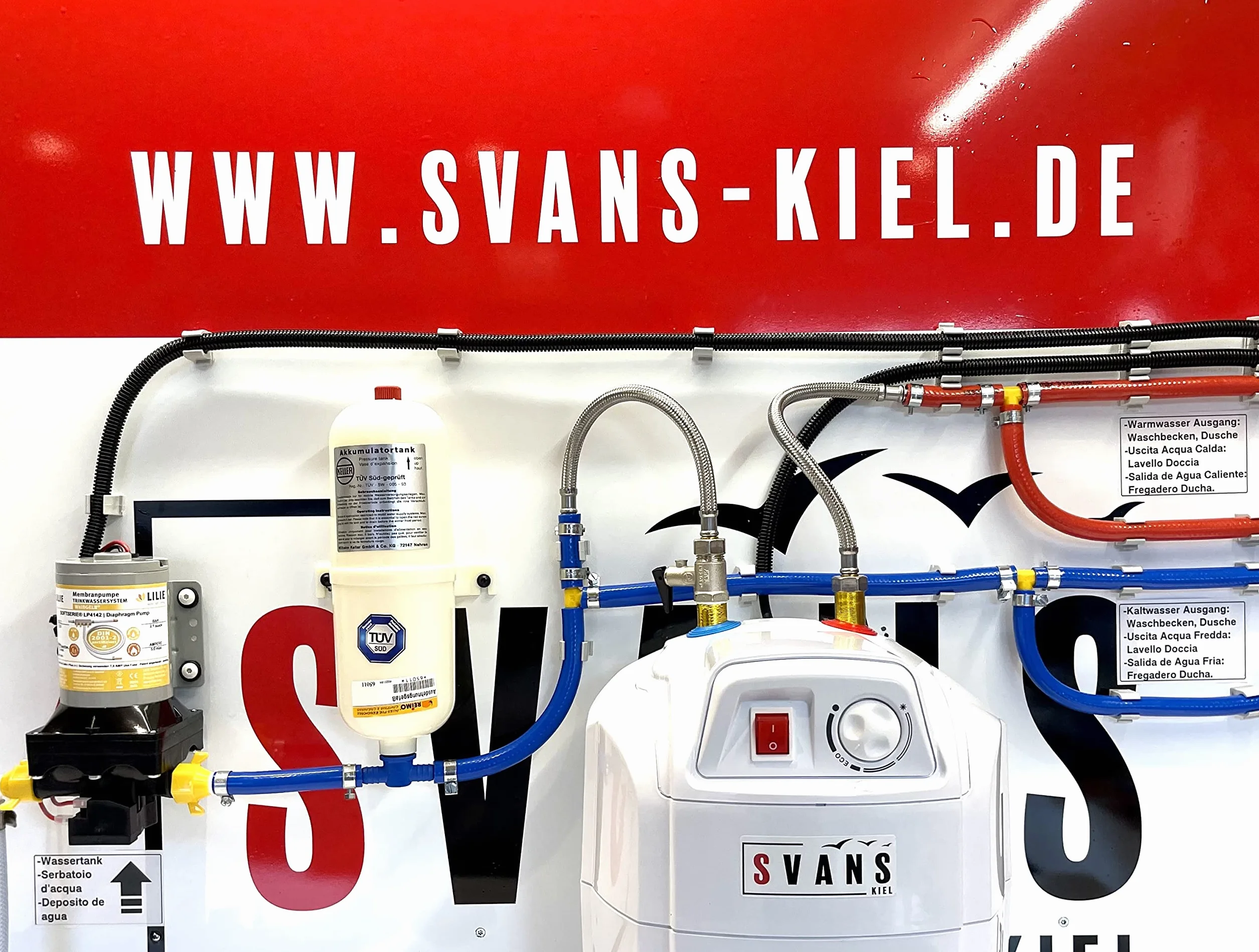Podgrzewacz wody 12 V, 10 l, zbiornik ciepłej wody, 12 V, do kamperów, przyczep kempingowych, odporny na ciśnienie