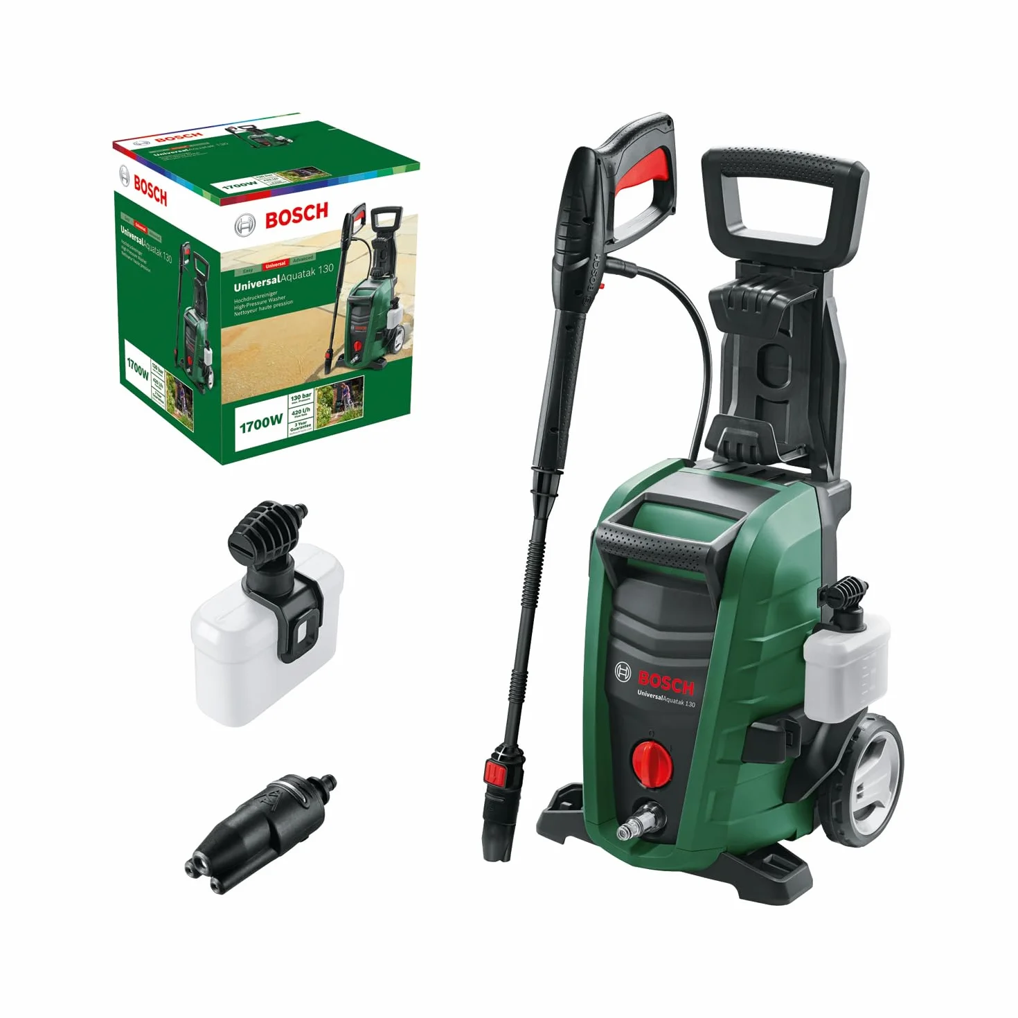 Bosch Myjka wysokociśnieniowa UniversalAquatak 130 1700 W 130 bar 380 l/h