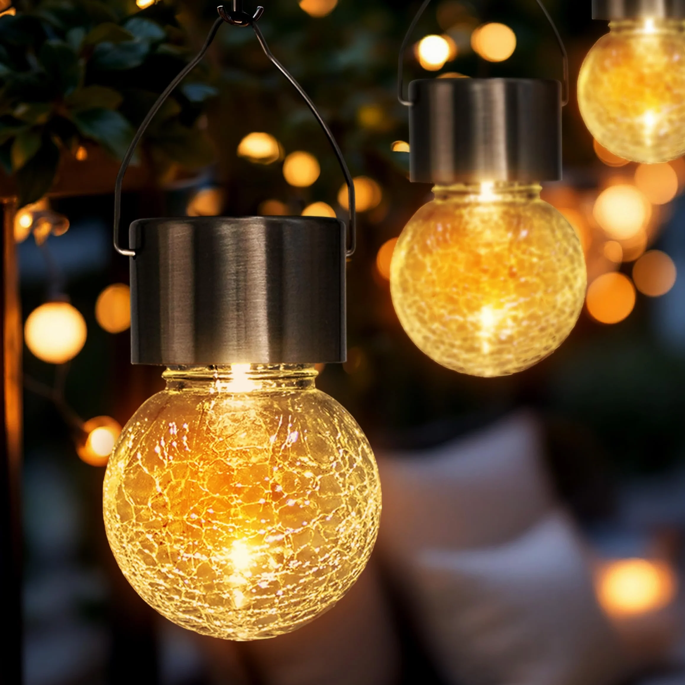 Spetebo 5 x solarna lampa wisząca LED – dekoracja ogrodowa lampa solarna lampa ogrodowa lampa wisząca