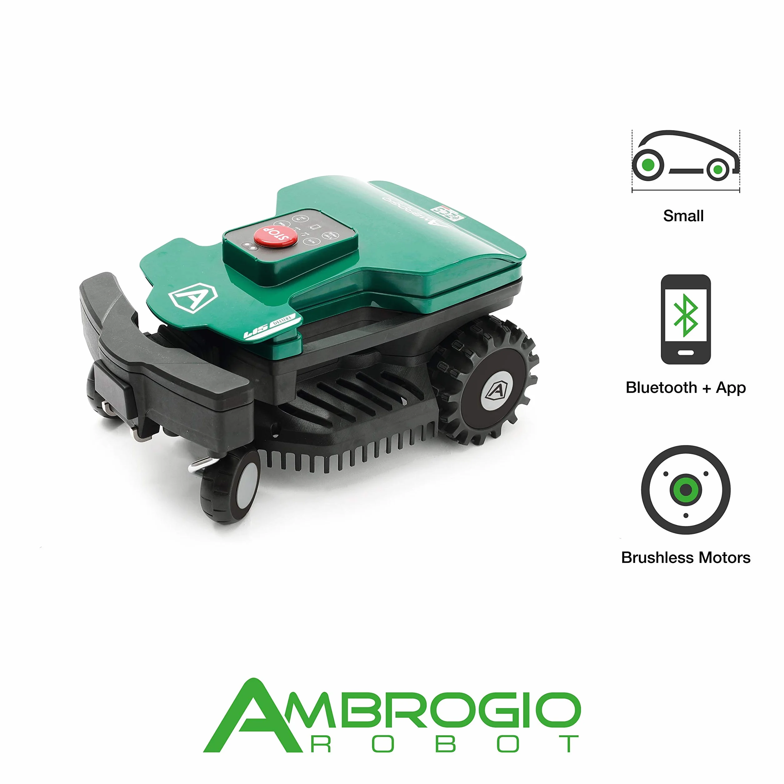 Ambrogio L15 Robot Koszący, Zielony/Czarny, 42 x 29 x 22 cm
