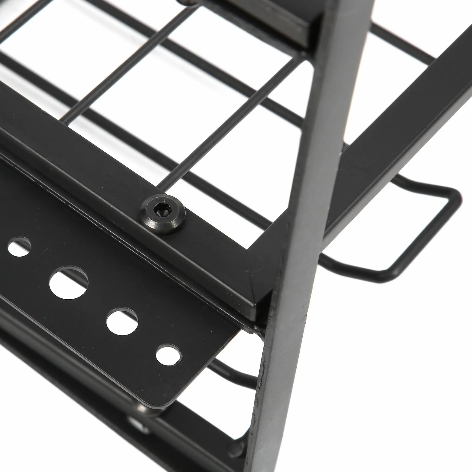 Yosoo Health Gear Organizer na Wiertła, Uchwyt ścienny do żelaznego Uchwytu na wiertarkę, Stojak Narzędzia o Udźwigu 150 Funtów z półką i Uchwytami Bocznymi, 16,54 X 7,87 X 8,66 Cala do