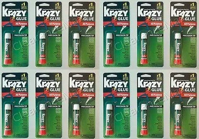 Krazy Glue KG585 Instant Purpose Tuba 2,0 g przezroczysta - opakowanie 12 sztuk