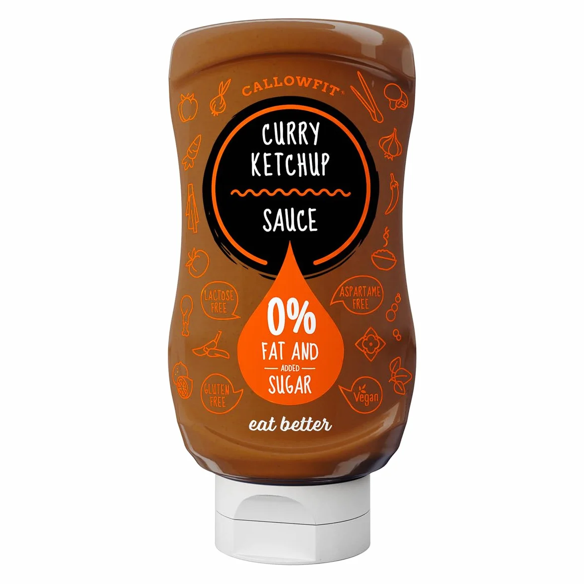 Callowfit Sauce, 300ml Flasche (Curry Mango)