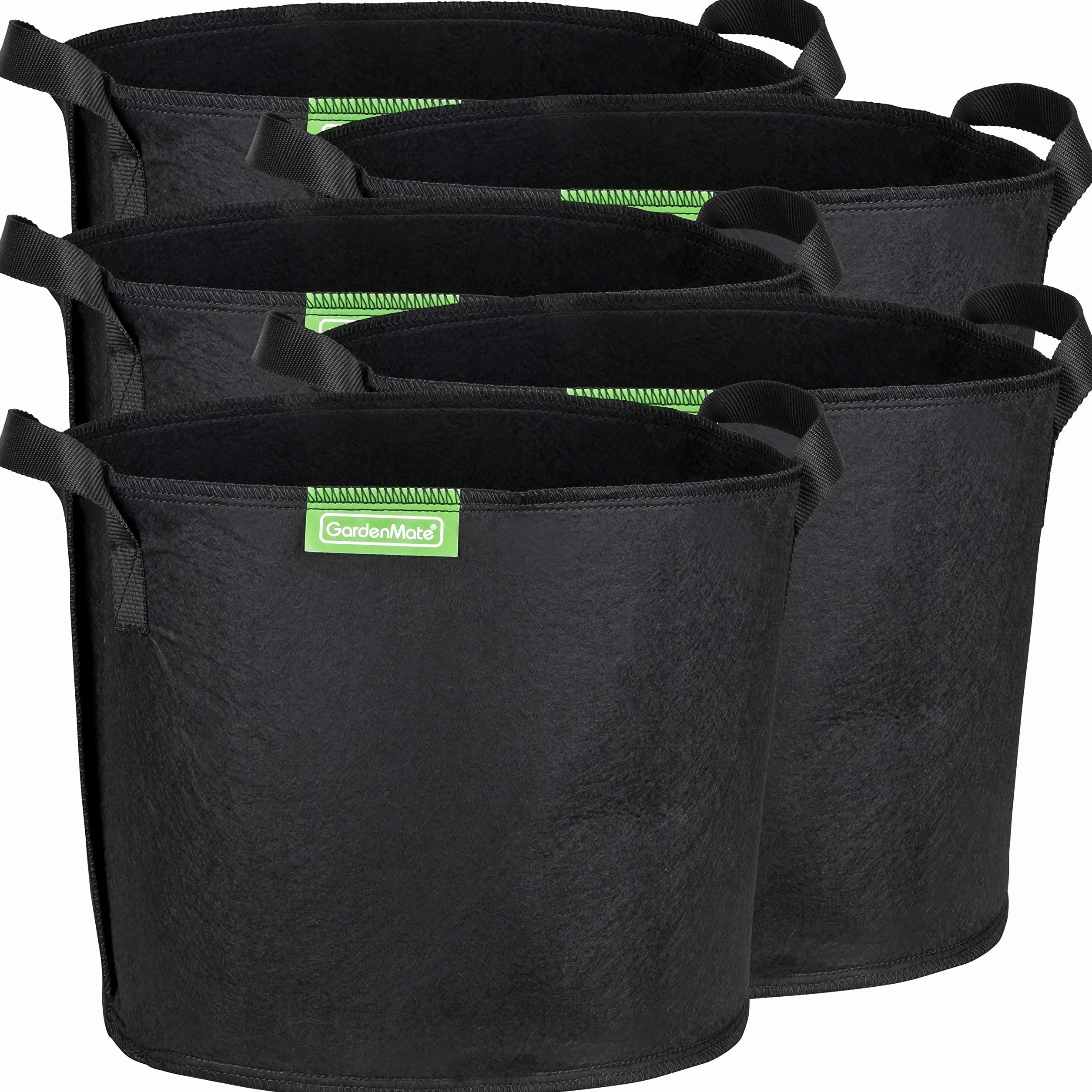 GardenMate BLACKLINE worek do roślin 20 l z włókniny Ø 31 cm wysokość 26 cm