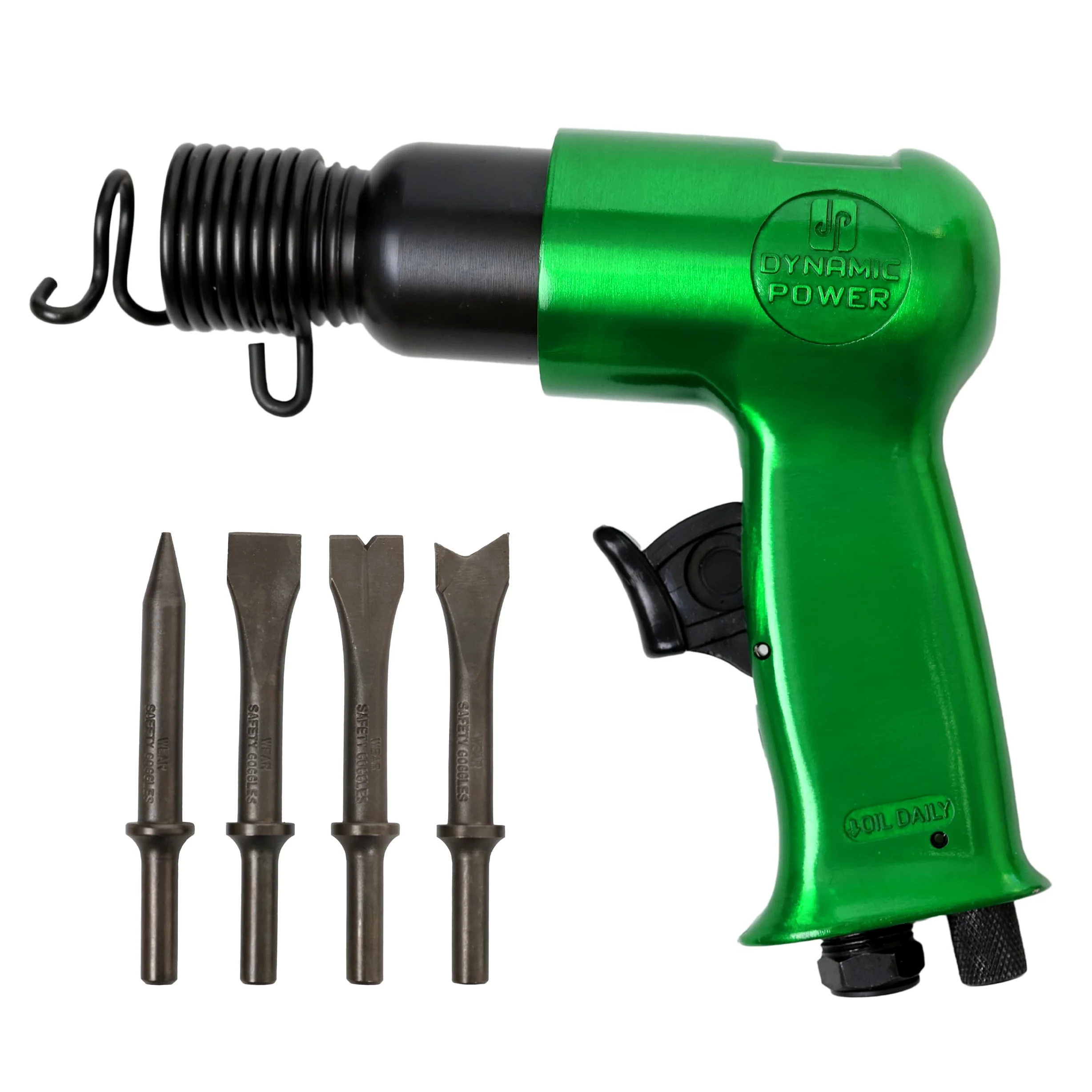 Dynamic Power Zestaw młota pneumatycznego z krótkim cylindrem 4 dłuta D319115