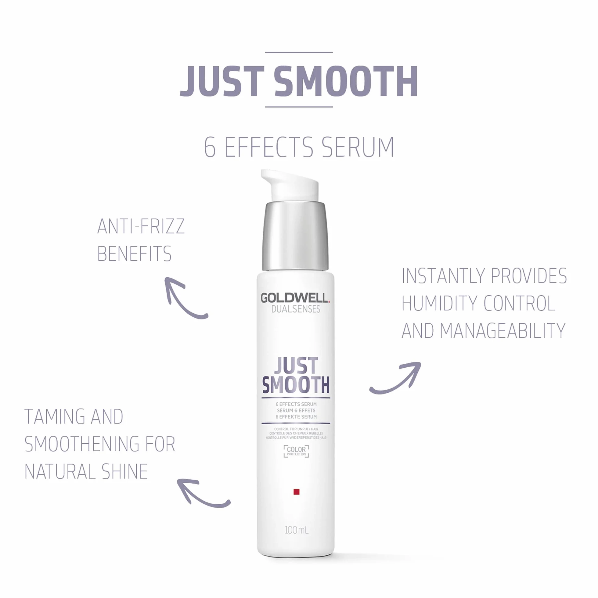 GOLDWELL DUALSENSES JUST SMOOTH Serum 6 efektów 100ml