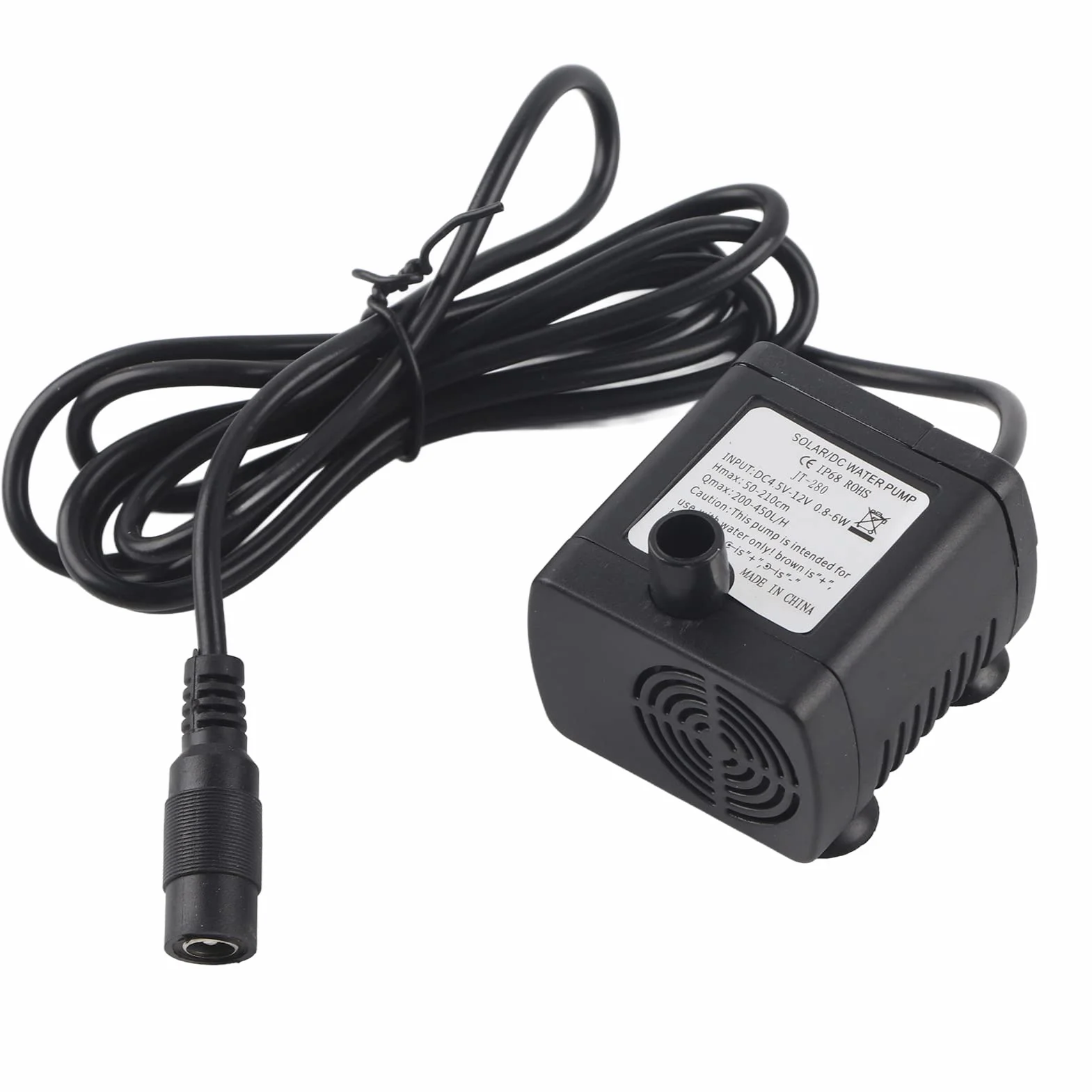 Ultra Cicha Solarna Pompa Wodna Fontannowa 280 DC12V 12V do Domu