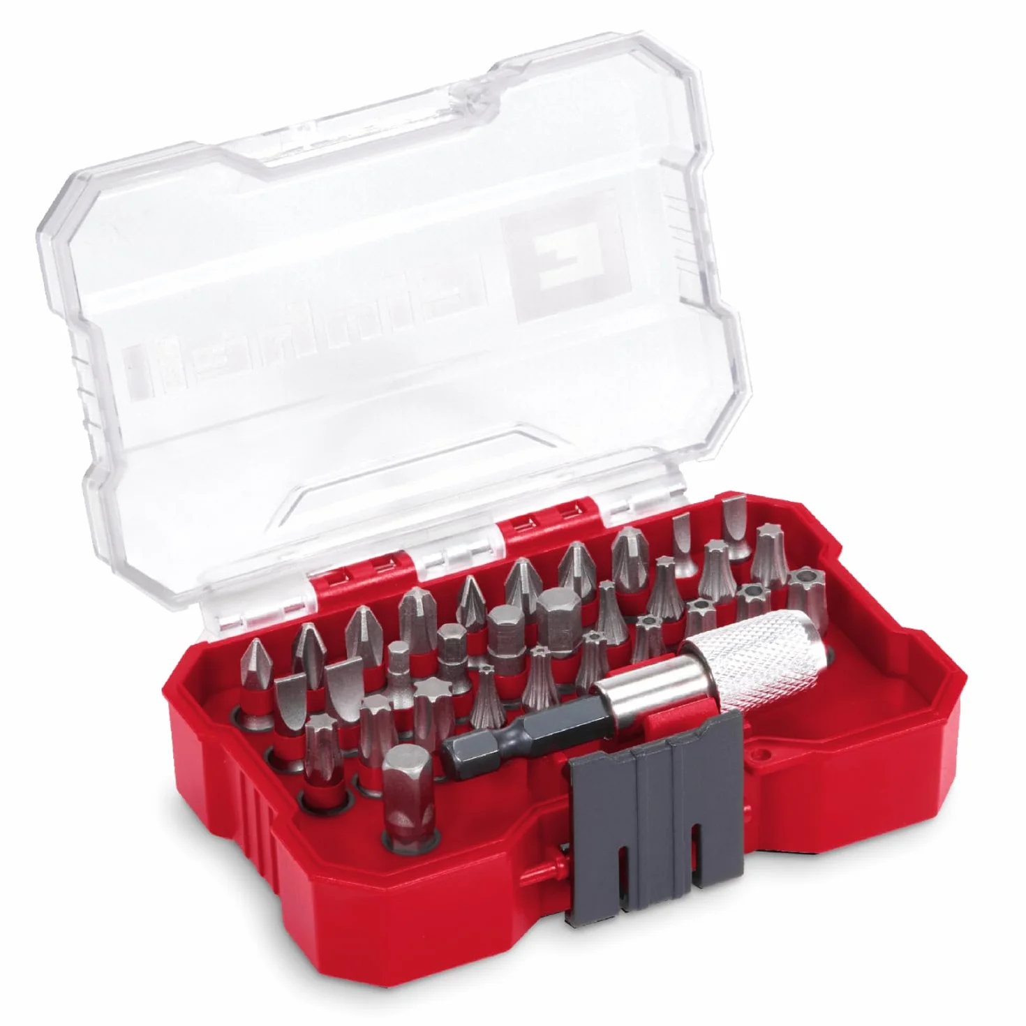 Einhell Xs-Case Zestaw Bitów, Czerwony, 32 Elementy