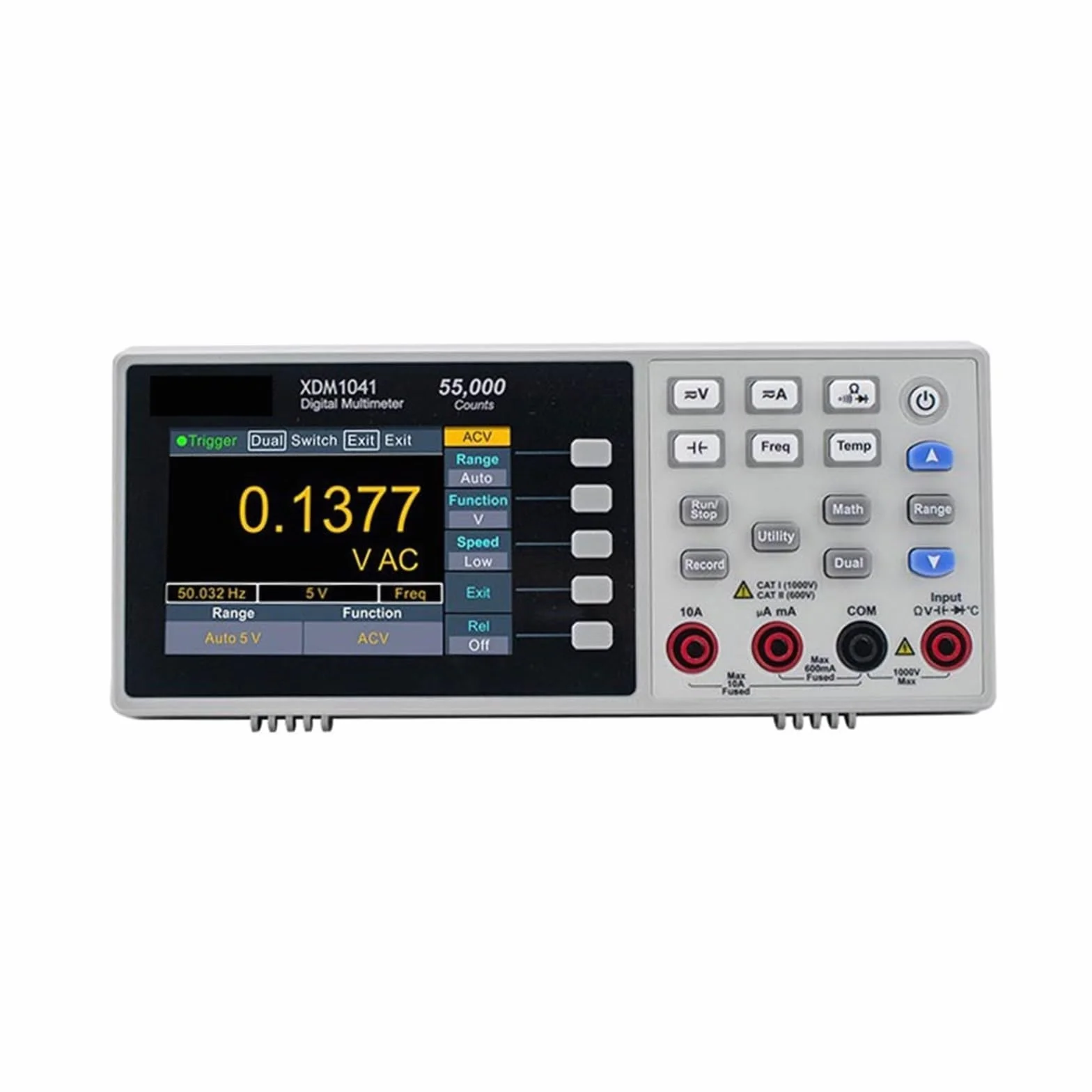 XDM1241 XDM1041 4 1/2 Cyfrowy multimetr przenośny miernik True DC/AC Prąd napięcie USB Multimetr Tester Miernik(XDM1241)
