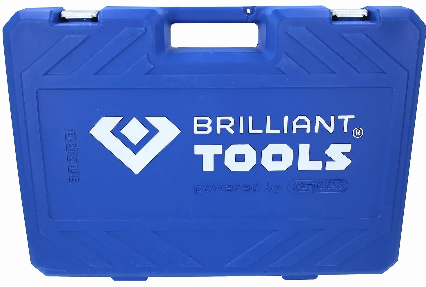 BRILLIANT TOOLS BT023216 Zestaw kluczy nasadowych, 216-szt., 1/4", 3/8", 1/2" [Powered by KS TOOLS]