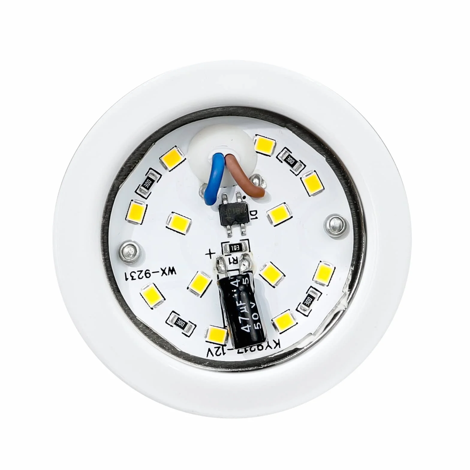 Reflektor LED 12 V Wpuszczany, Możliwość Ściemniania, 3,5 W, 3000 K, Ciepła Biel 300 lm, Bardzo Płaska Wpuszczana Lampa Sufitowa, Oświetlenie Do Mebli