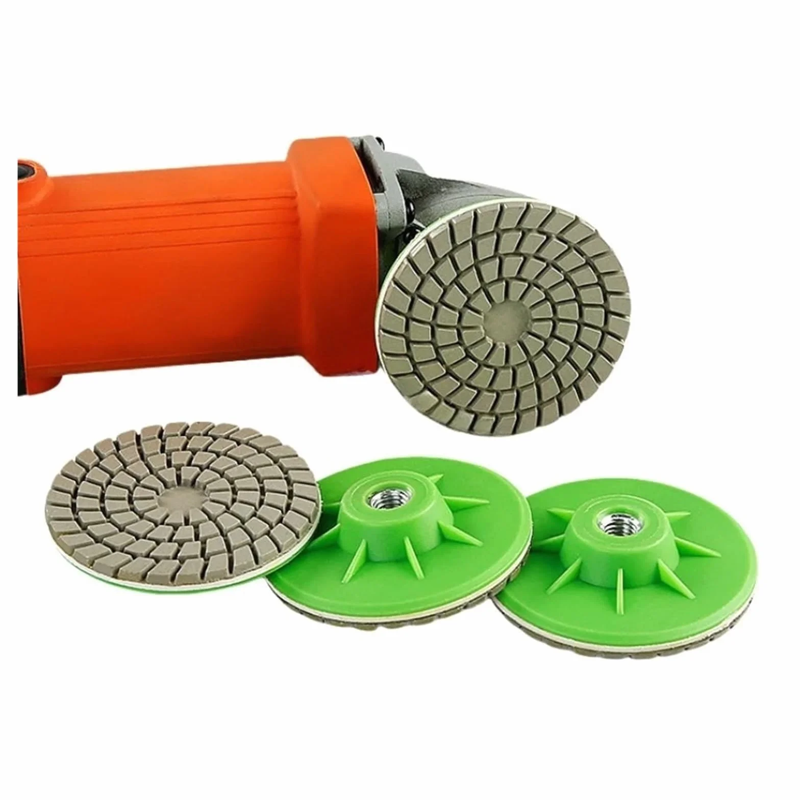 Polerująca tarcza szlifierki stołowej, 3" 80mm Tarcza polerska na mokro i sucho Ścierniwo do szlifowania marmuru, granitu, betonu, blatów, kamienia, polerowania krawędzi(10 Pcs)