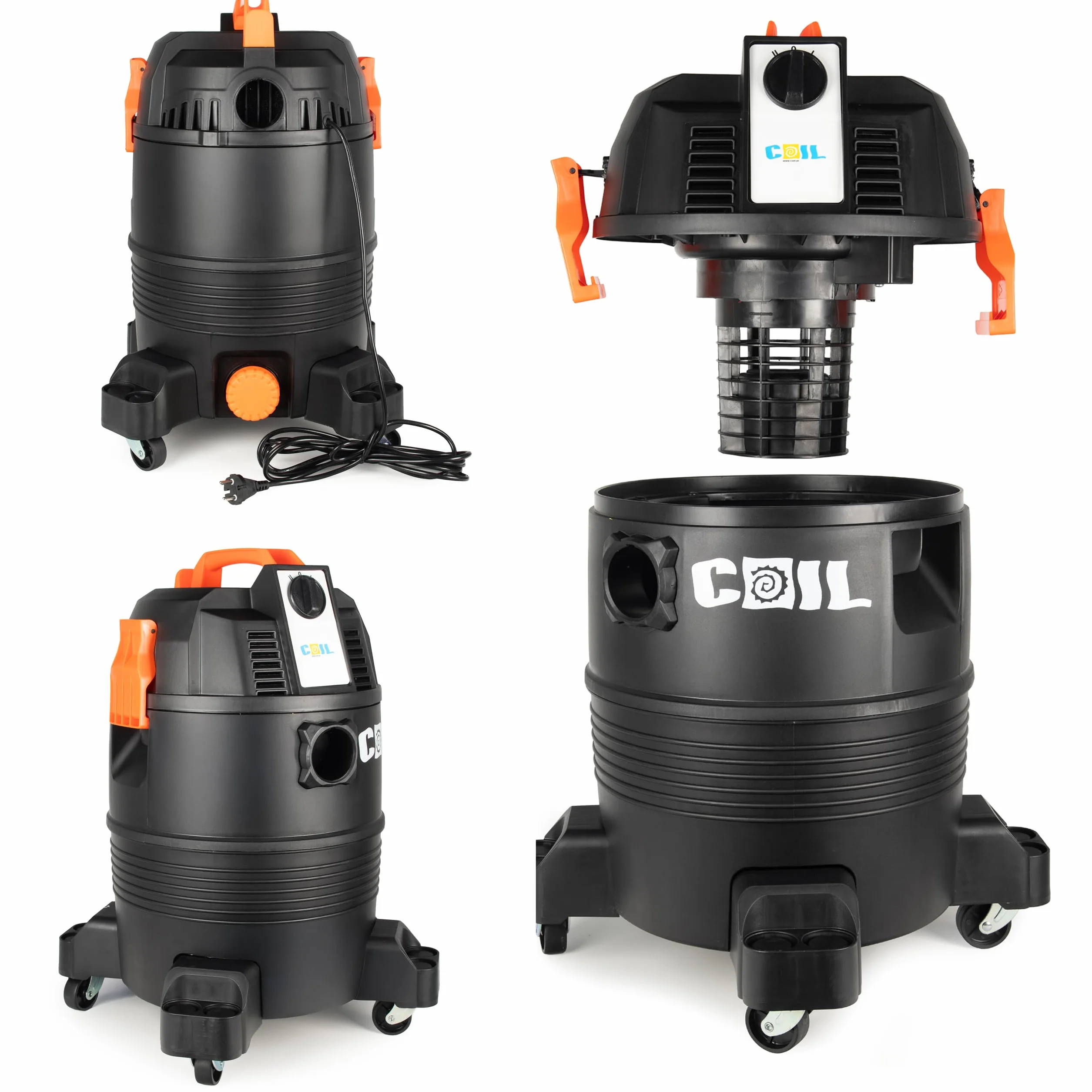 COIL Odkurzacz błota do stawu 35 l 1600 W 18 kPa dmuchawa