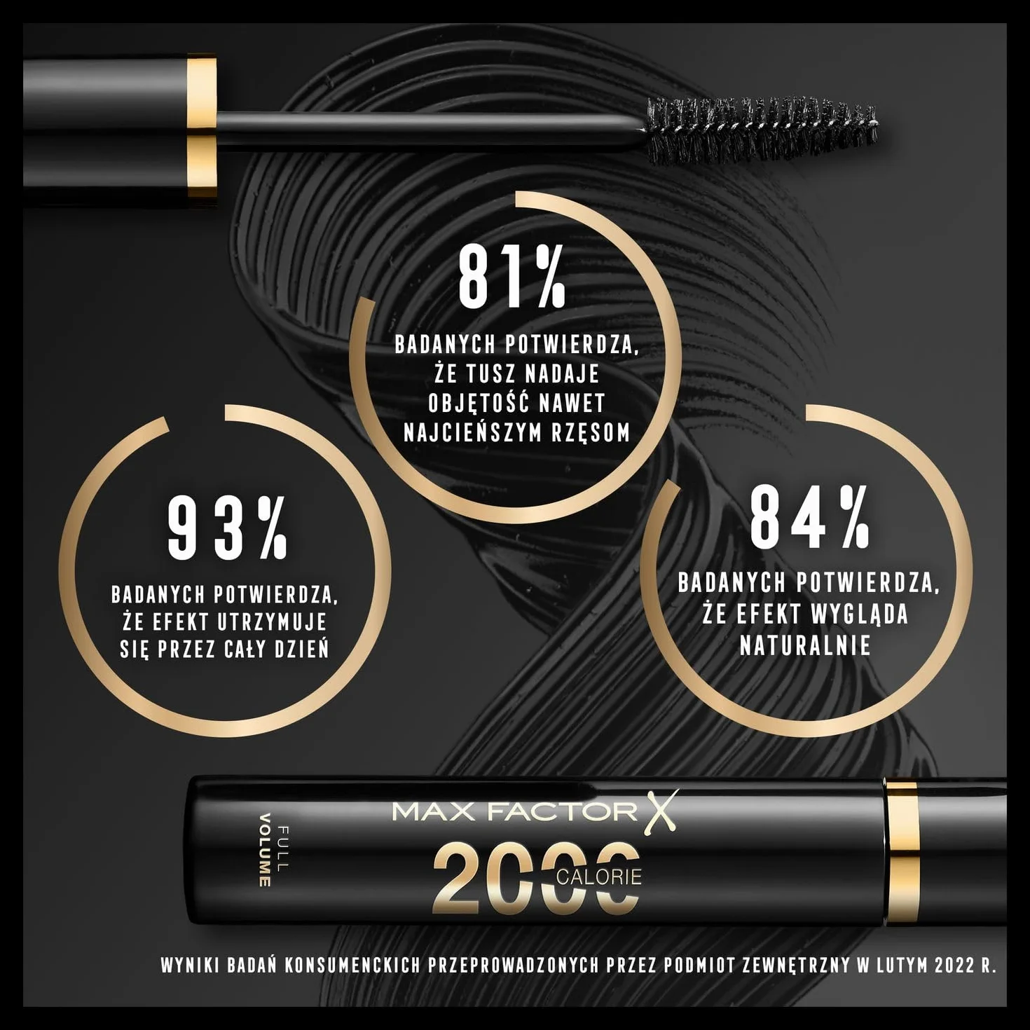 Max Factor 2000 Calorie Tusz do Rzęs, Nr 04 - Navy, 9ml