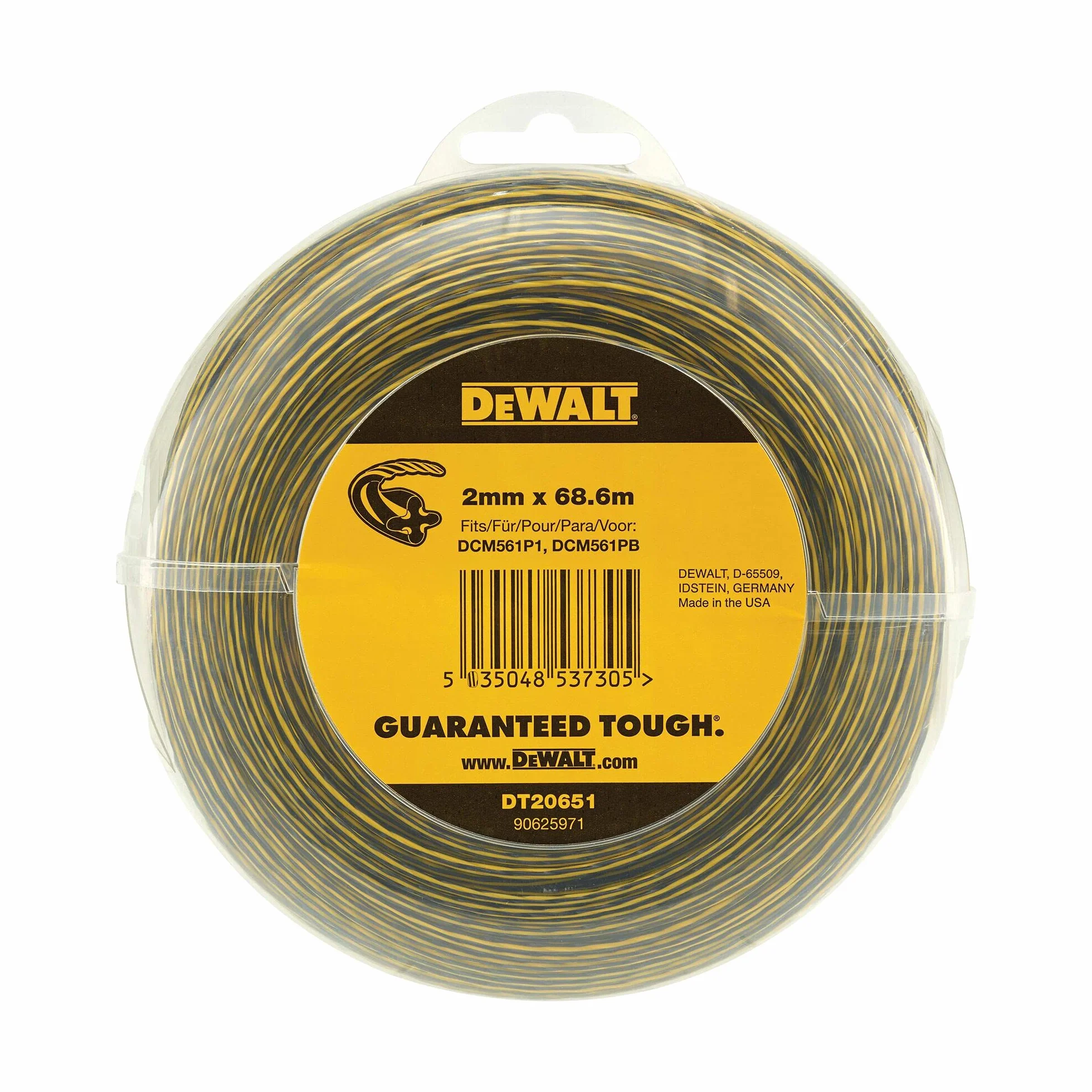 Dewalt żyłka do przycinania 68,6 m 2,0 mm DT20651-QZ