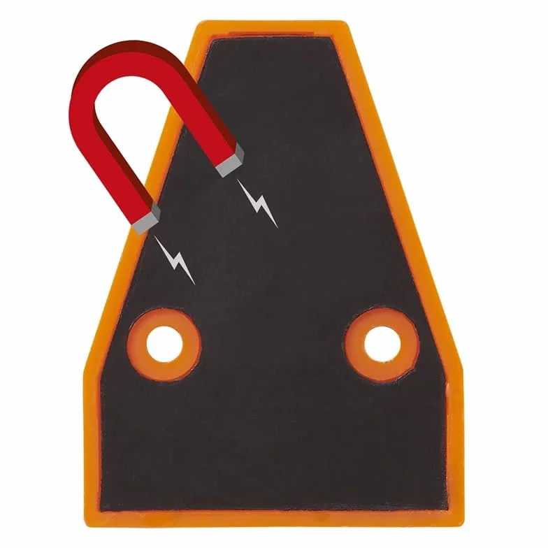 Zestaw: Magnetyczna poziomica krzyżowa T z magnesem, mini poziomica, piramida, nadaje się na kemping, do przyczep kempingowych i przyczep kempingowych (1)
