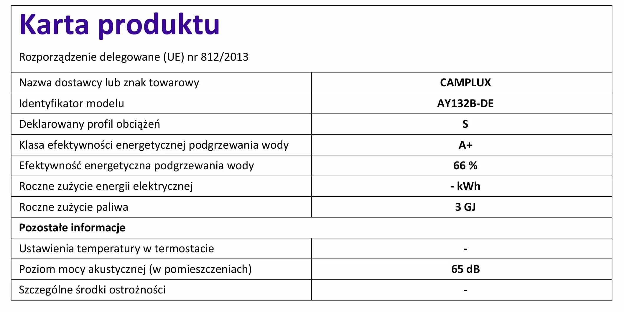 Camplux AY132B-DE bezzbiornikowy podgrzewacz wody 50 mbar, 5 litrów LPG z przenośnym uchwytem, 10 kW, propan lub butan, do prysznica kempingowego
