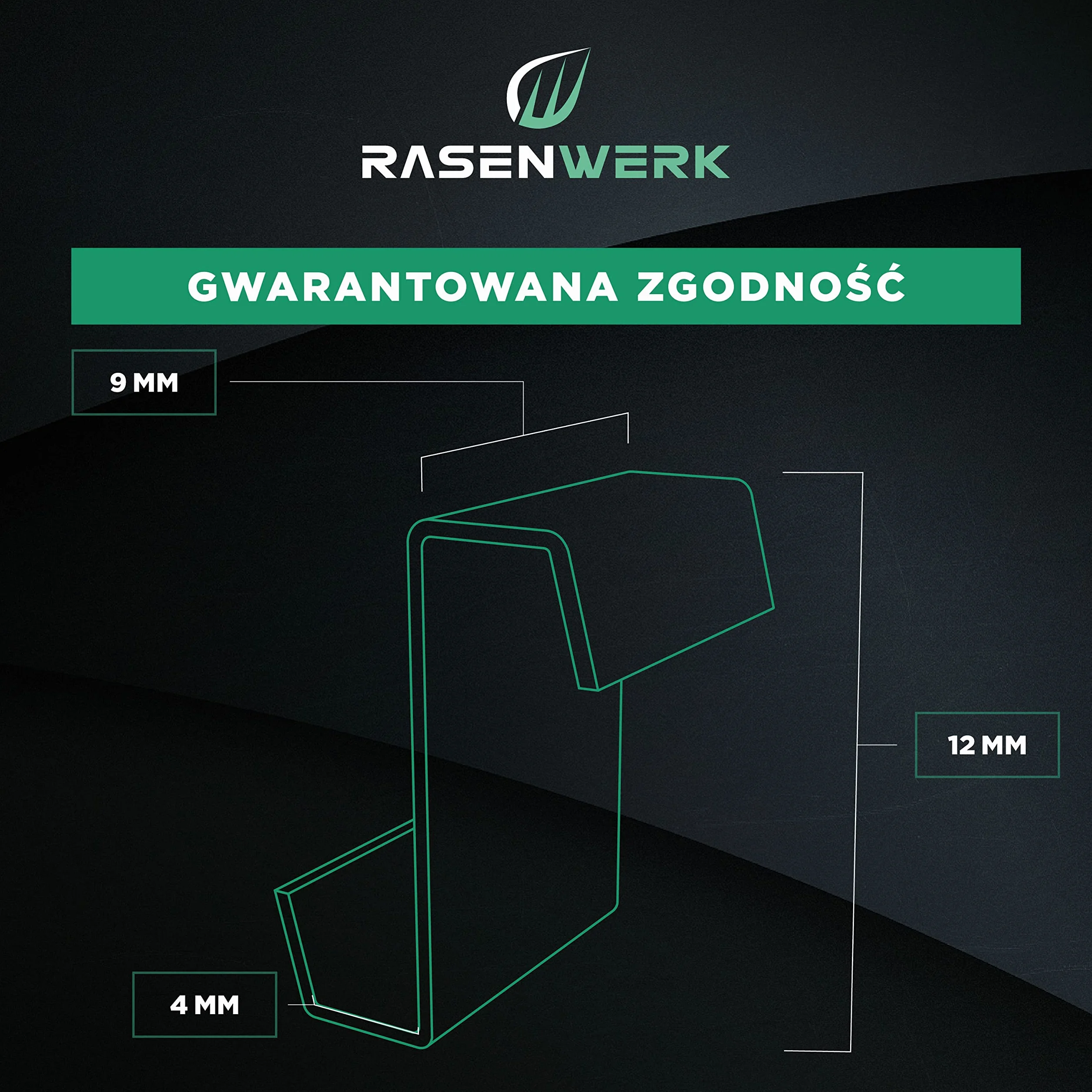Klipsy Z do szklarni – 100 sztuk – ze stali nierdzewnej AISI 304 – do szklanych płyt szklarniowych o grubości maks. 4 mm – haki do płyt szklarniowych