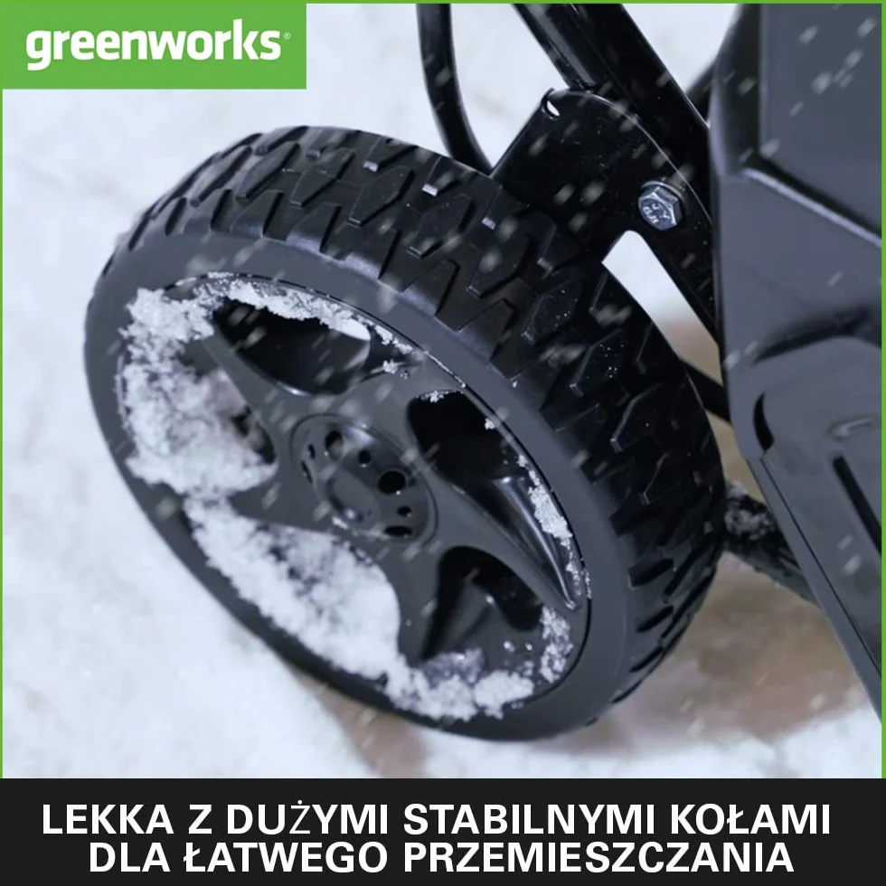 Greenworks GD40ST Akumulatorowa Odśnieżarka Jednostopniowa 51 cm 1900 obr/min 180° Bezszczotkowa